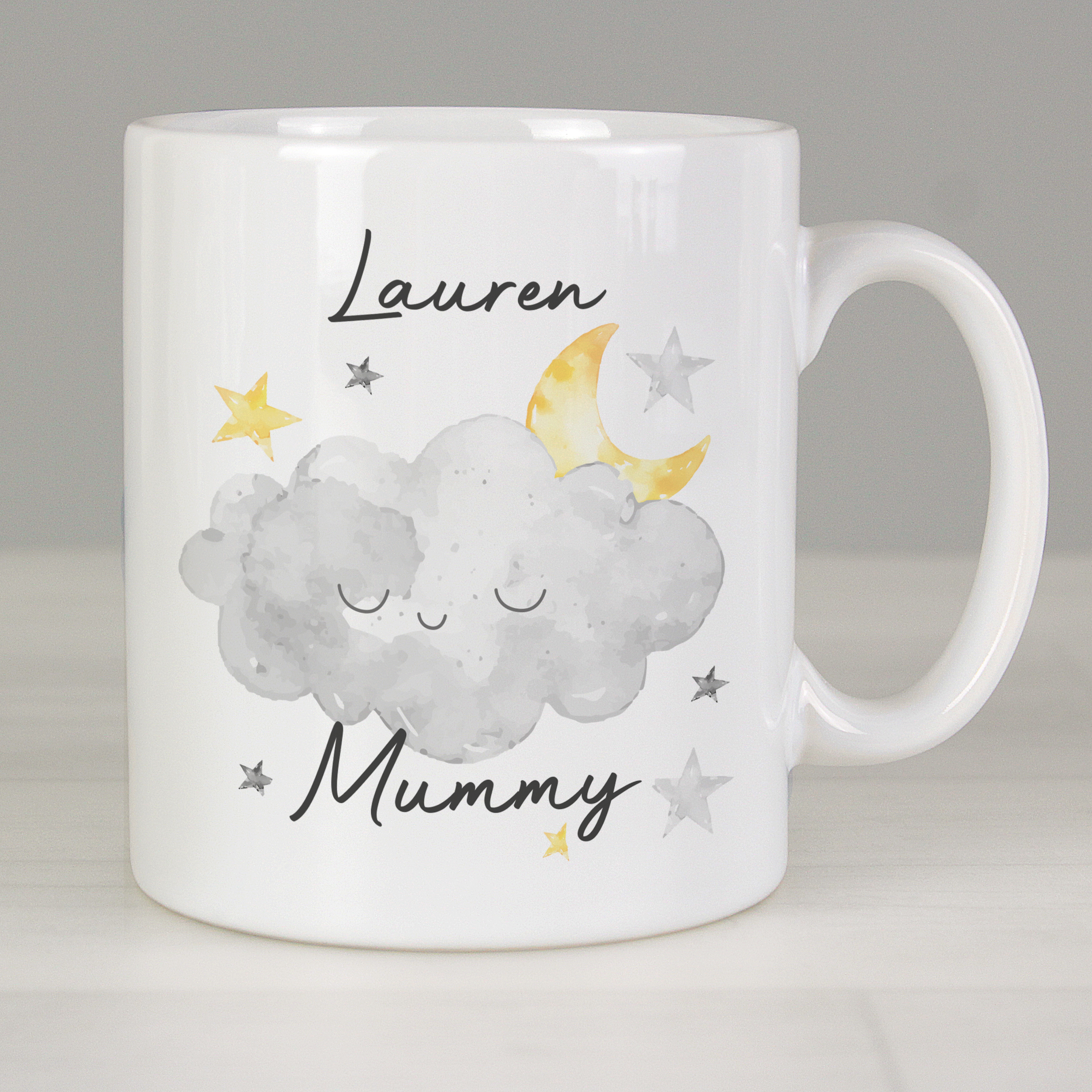Personalised Mummy Cloud Ceramic Mug