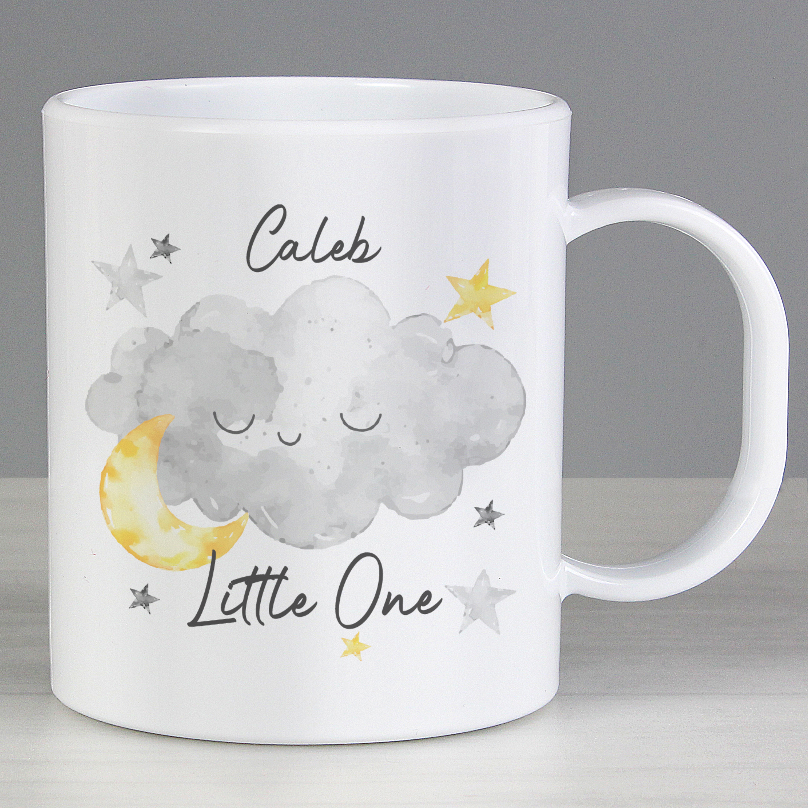 Personalised Little Cloud Plastic Mug for Kids