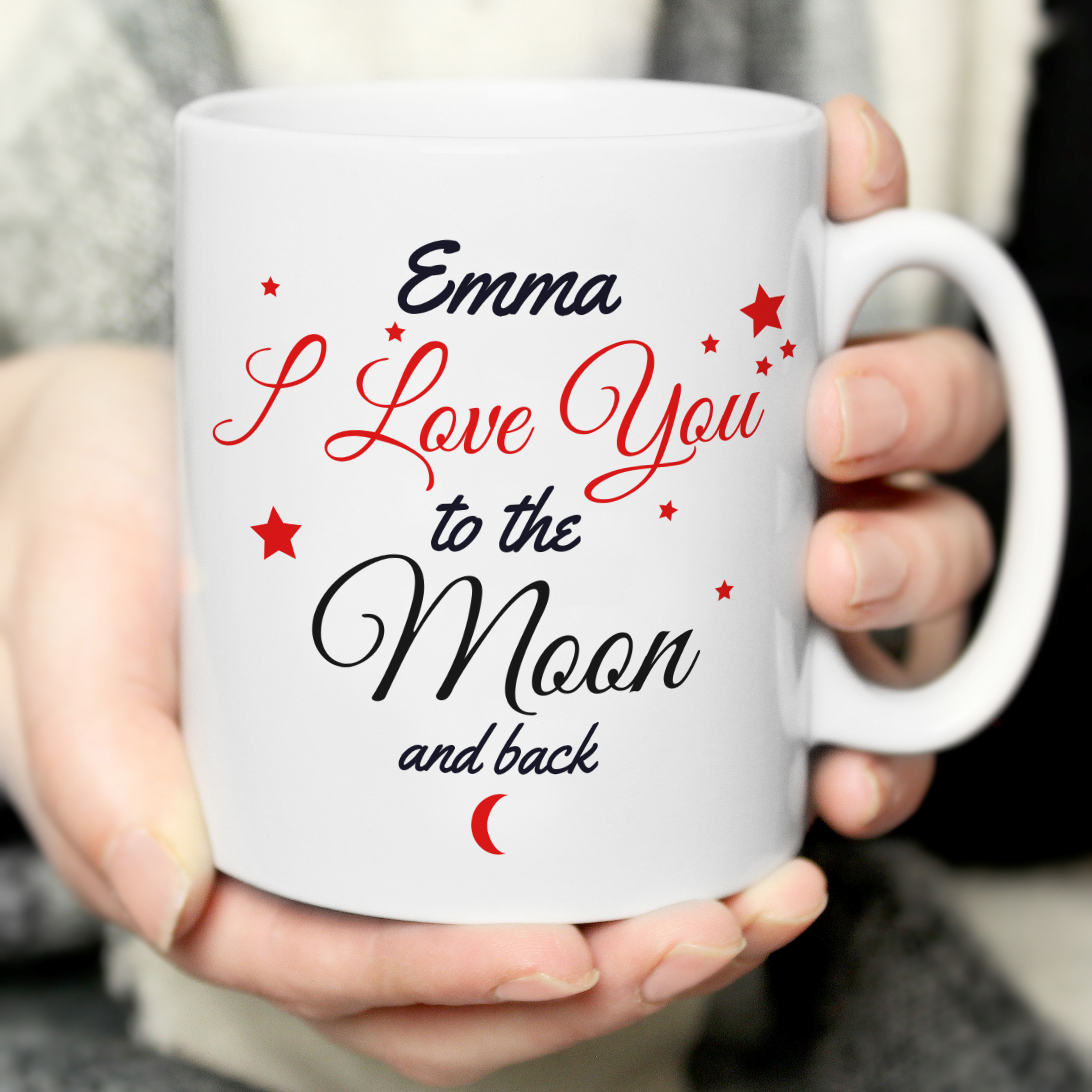 Personalised 'To The Moon & Back' Mug