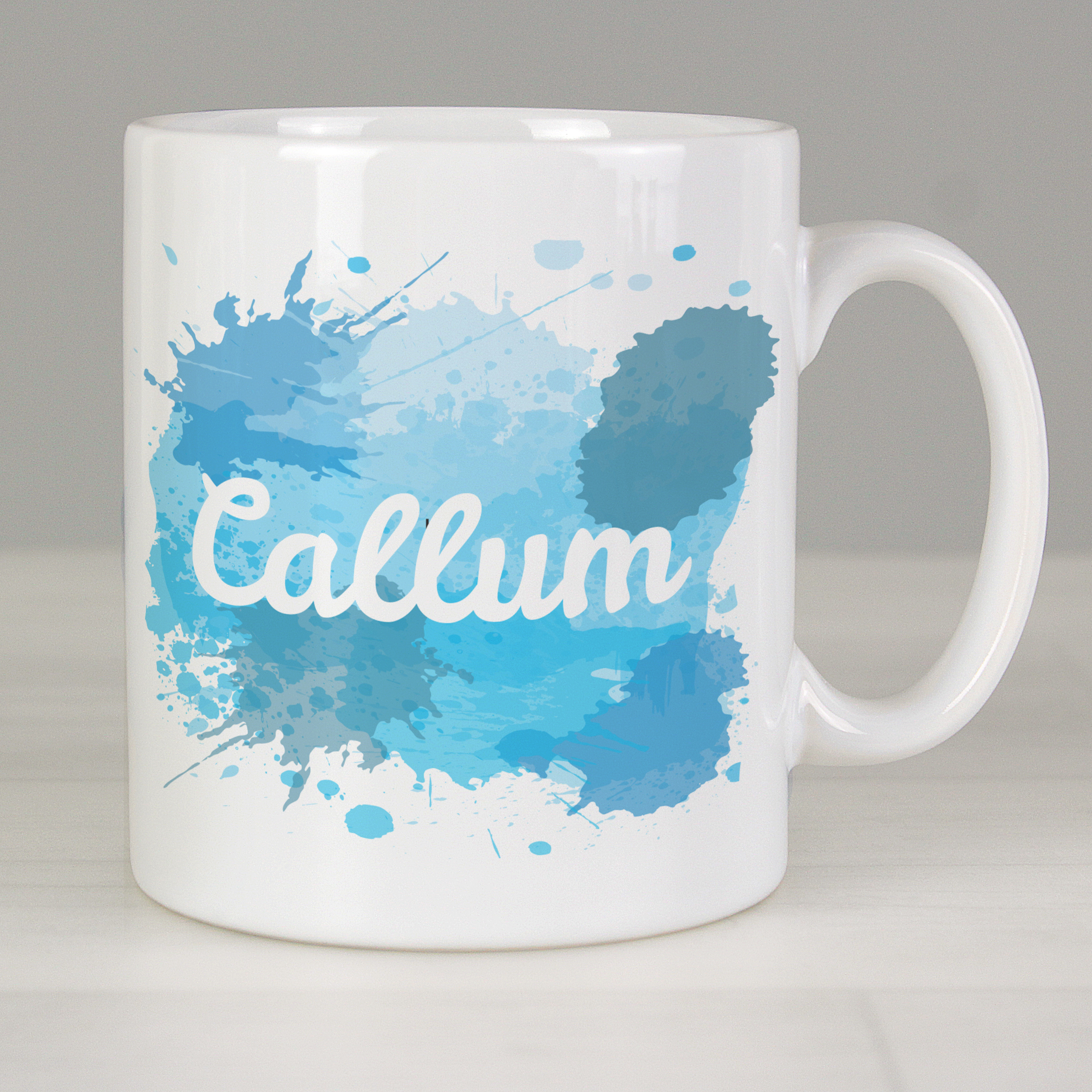 Personalised Splash Mug with Custom Name & Colour