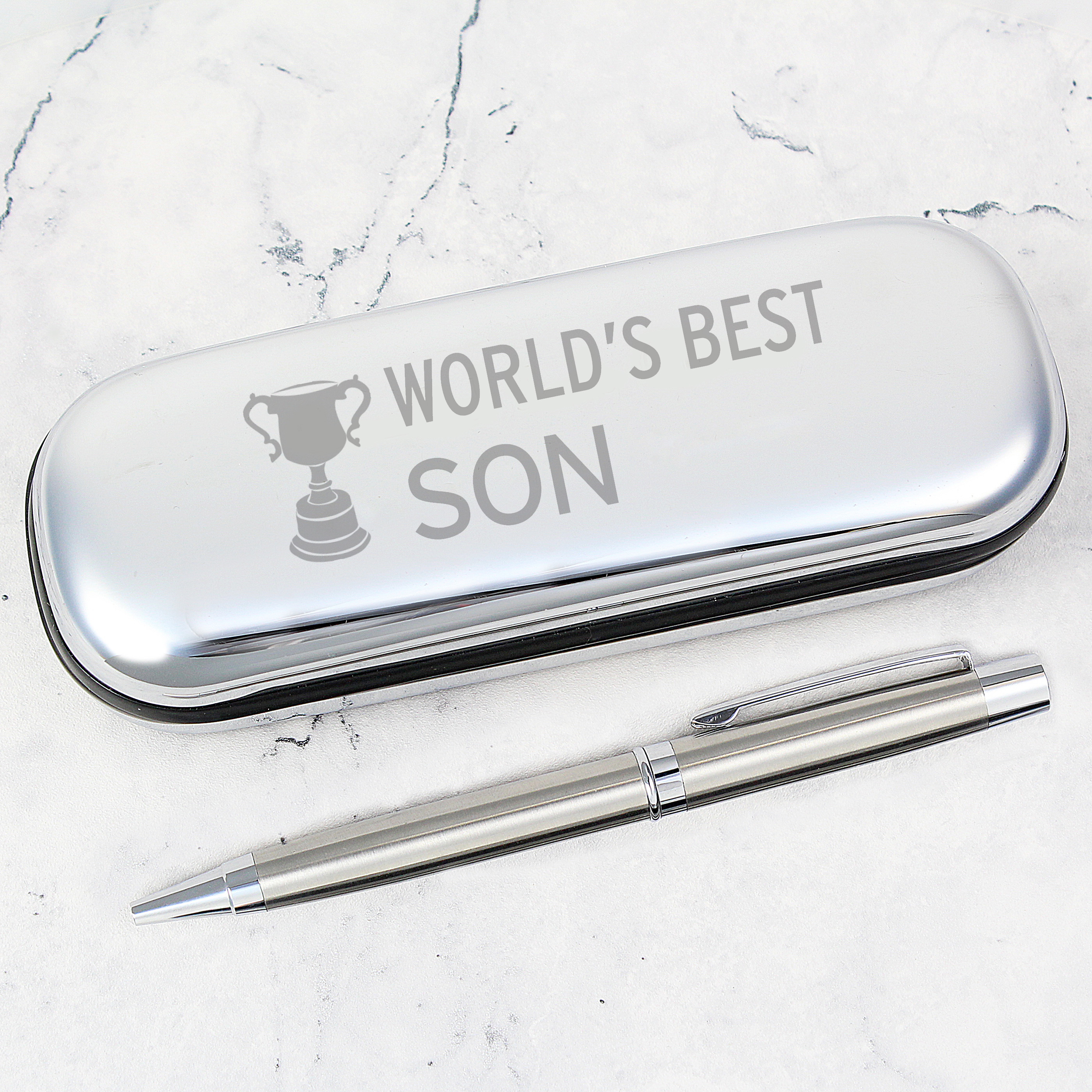 Personalised World's Best Son Pen & Box Set