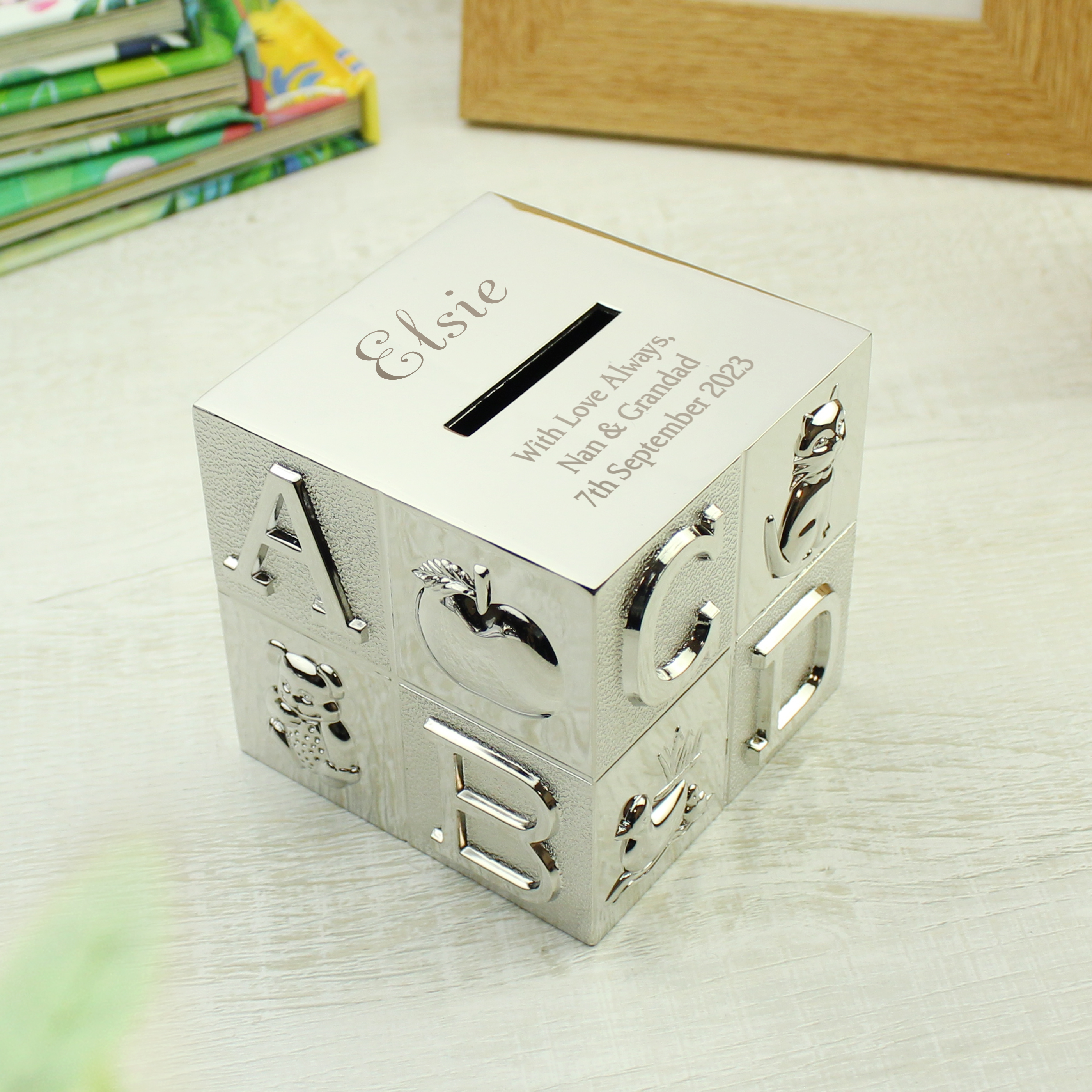 Personalised Bold ABC Money Box | Thoughtful Gift