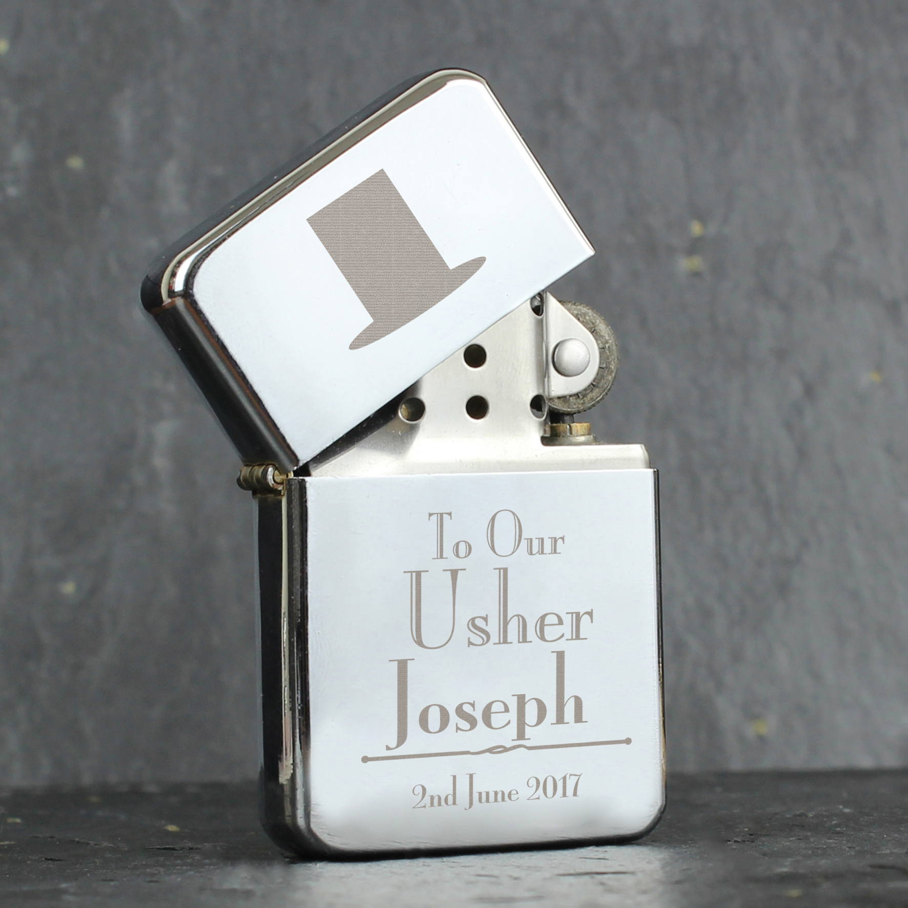 Personalised Decorative Wedding Usher Lighter | Custom Gift