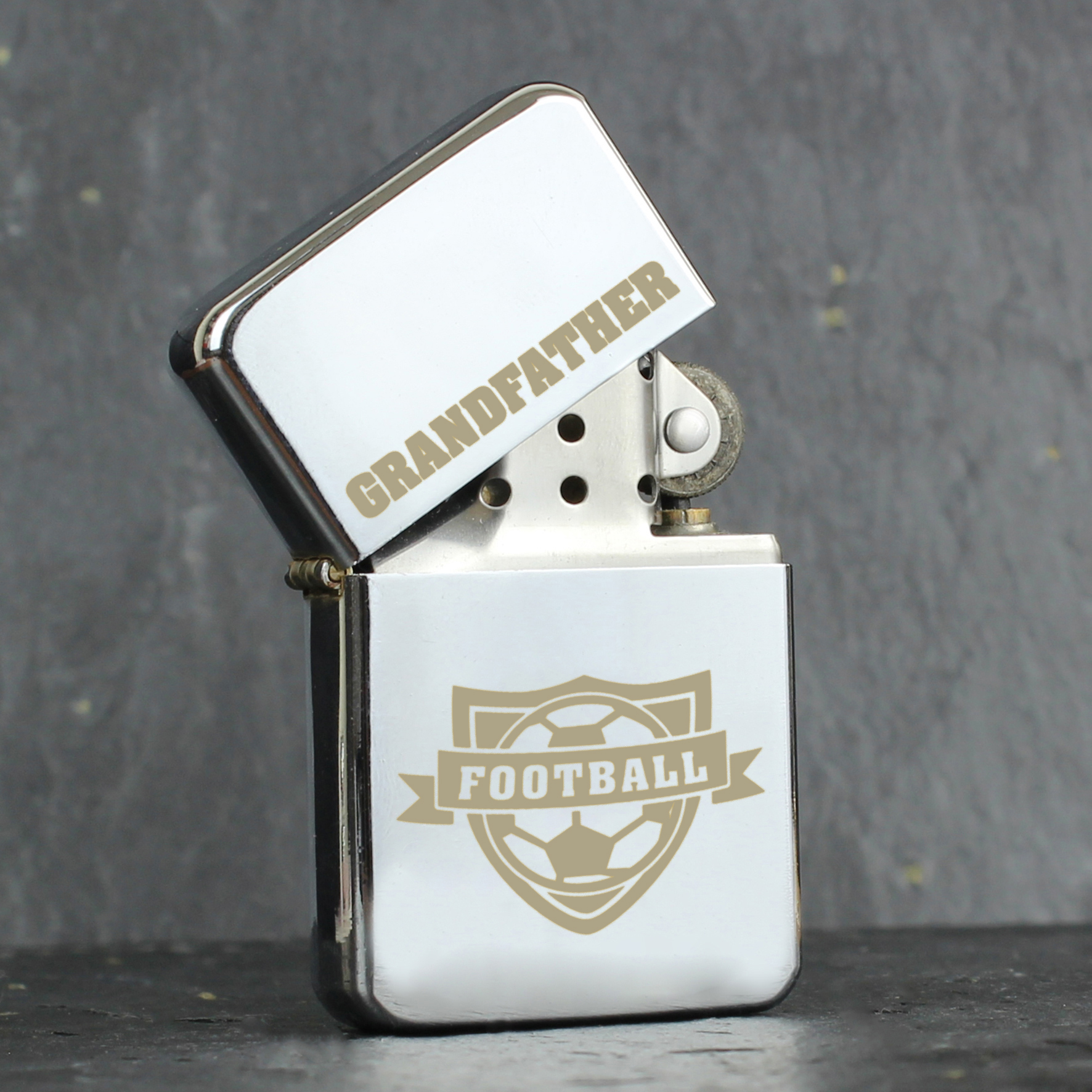 Personalised Football Lighter | Custom Gift for Sports Fans