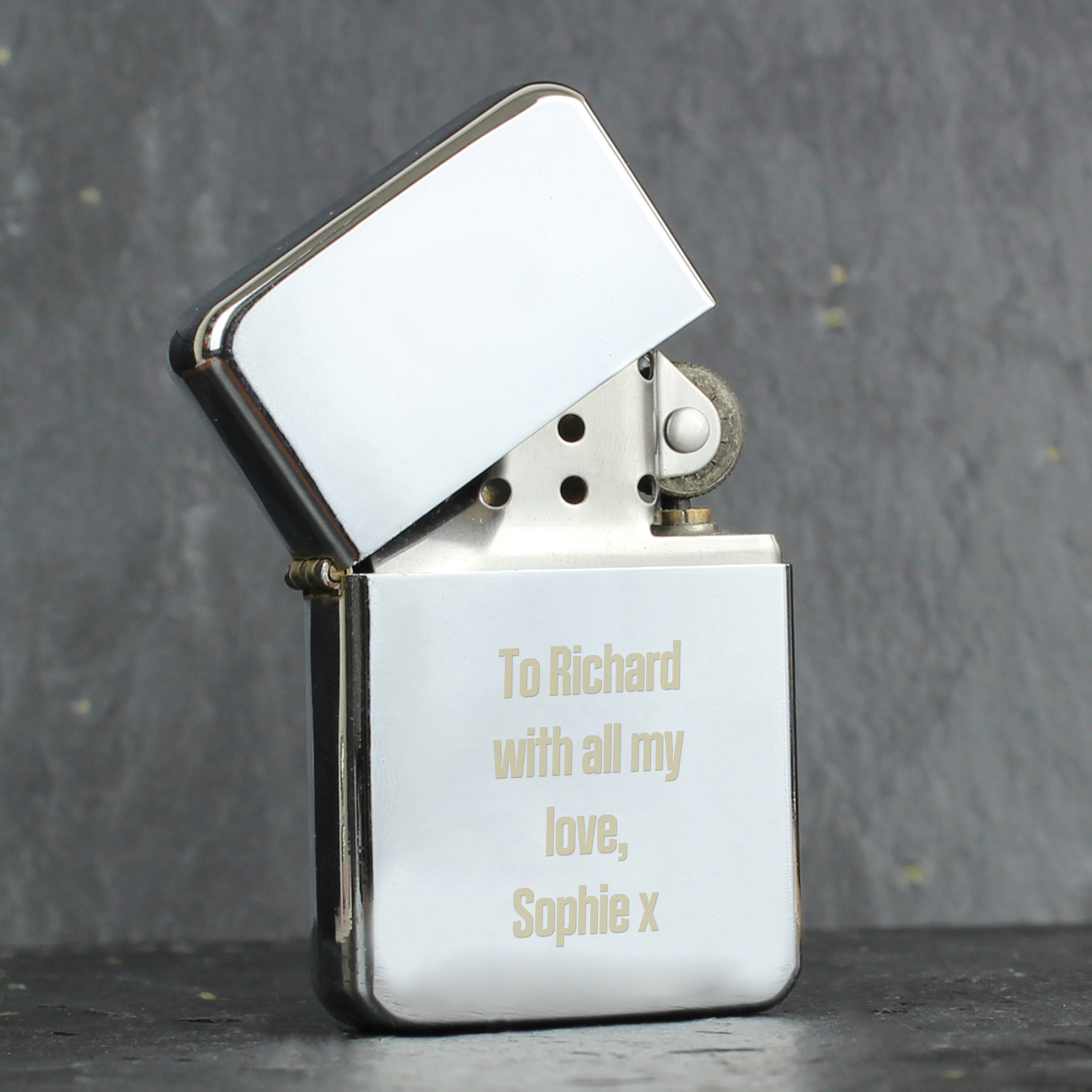 Personalised Bold Font Lighter | Unique Custom Gift