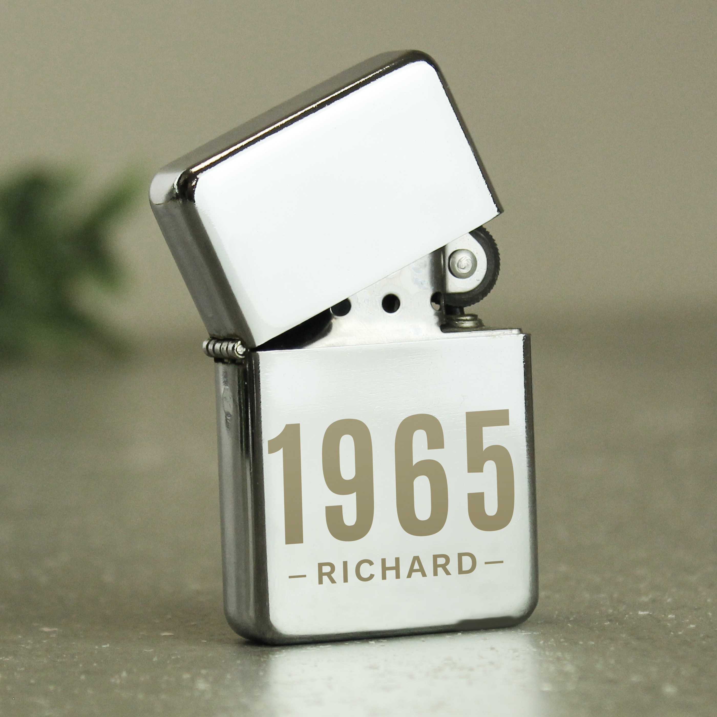 Personalised Date & Name Lighter | Custom Engraved Gift