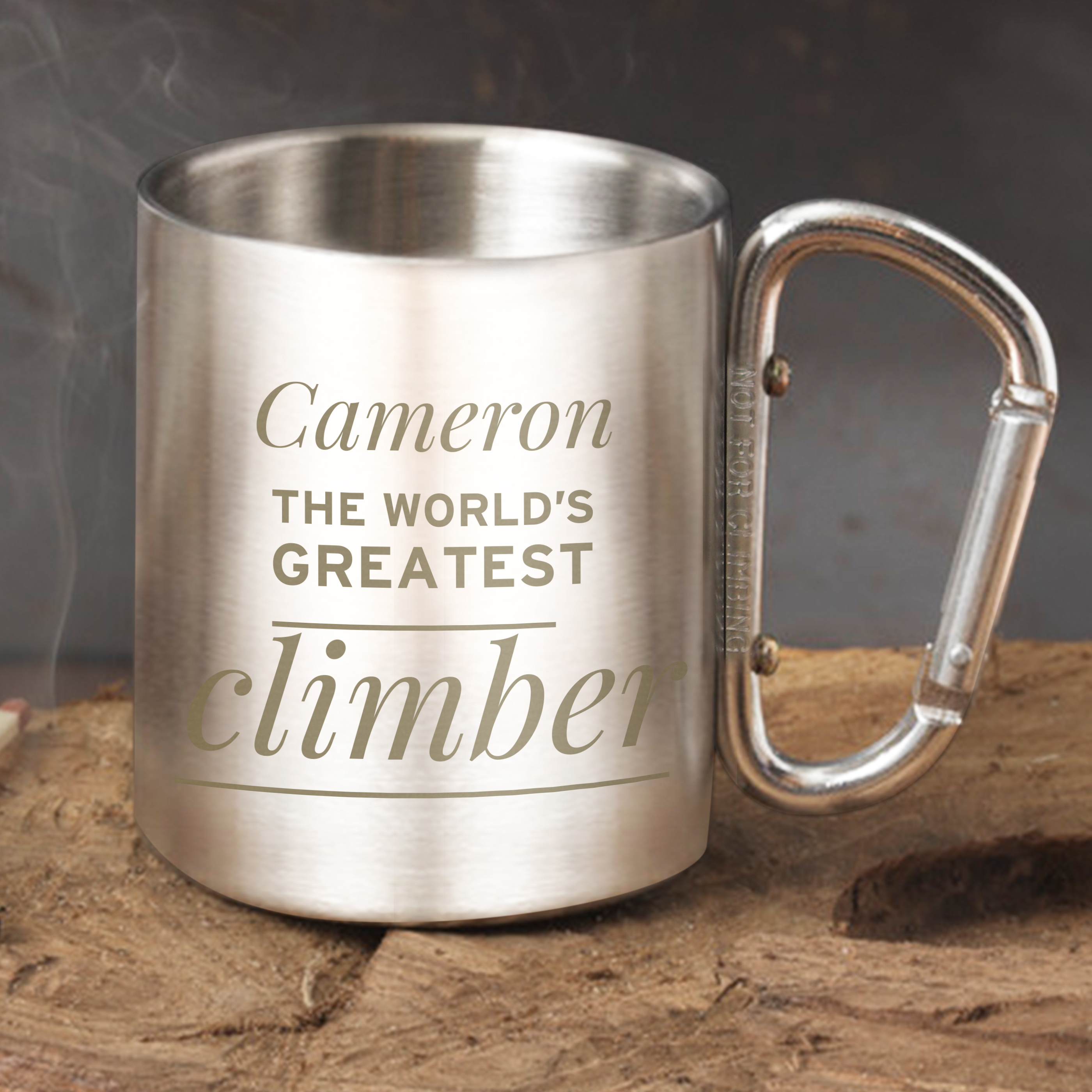 Personalised Any Message Stainless Steel Mug