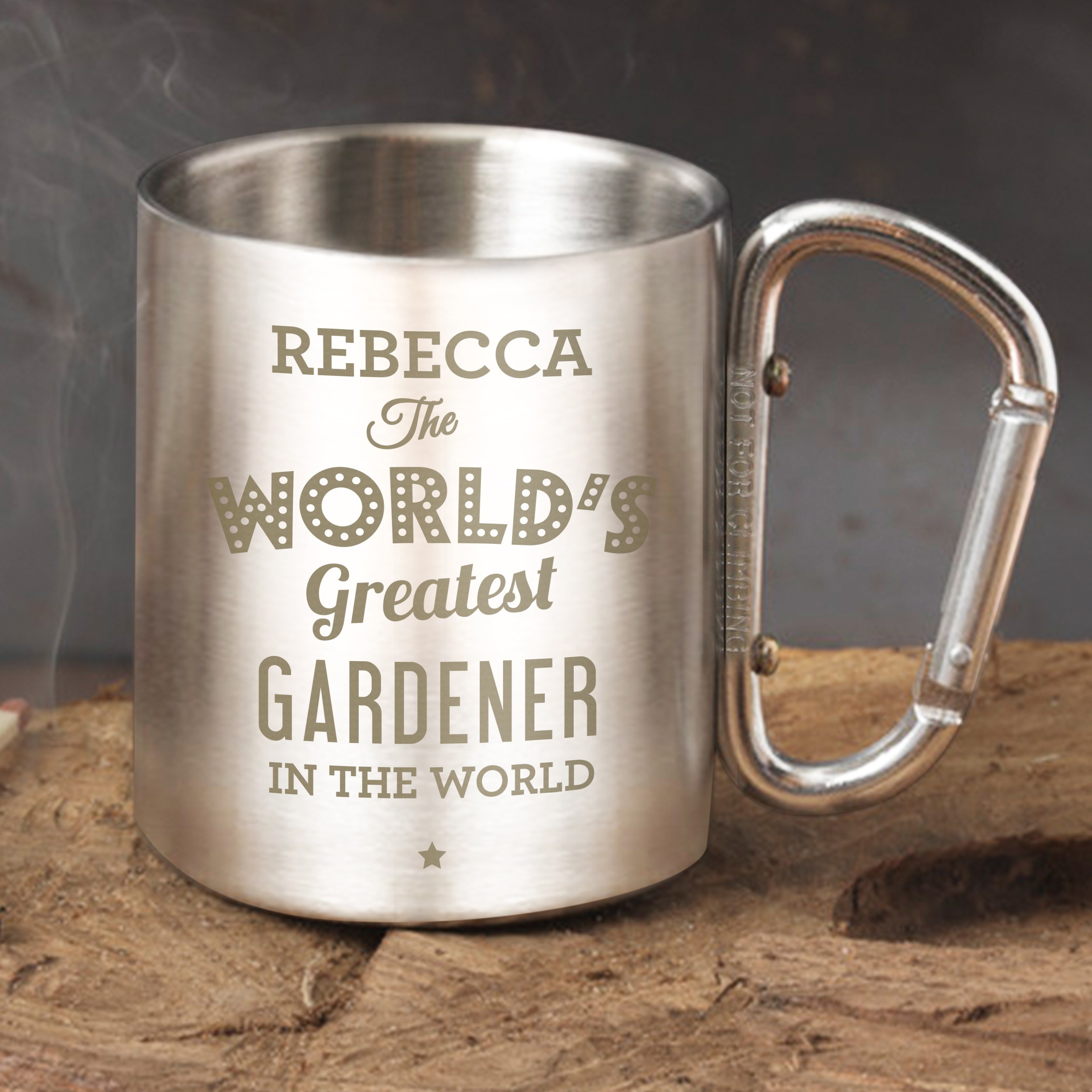 Personalised 'World's Greatest' Metal Mug | Stainless Steel