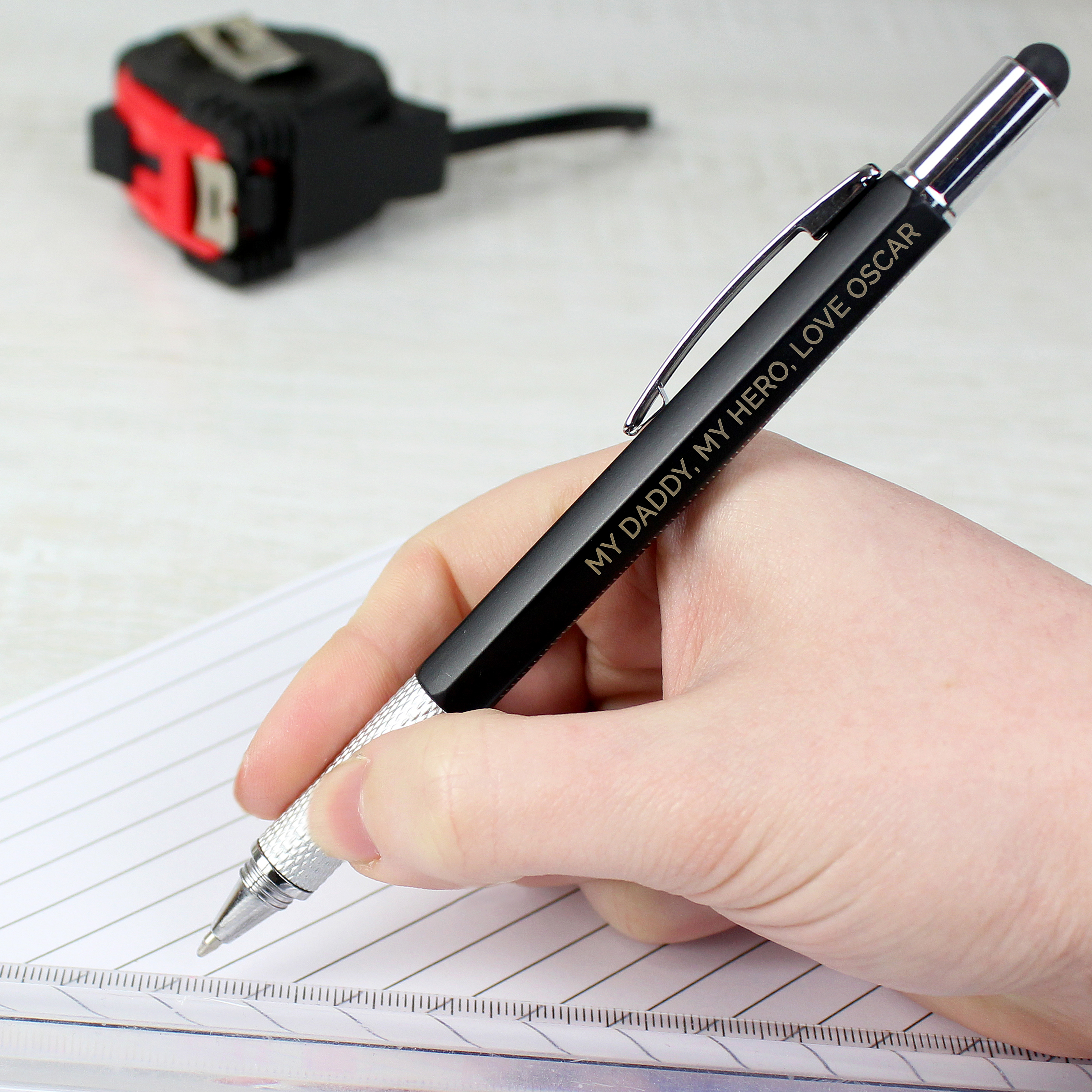 Personalised Multi Tool Pen | Custom Engraved Gadget Pen