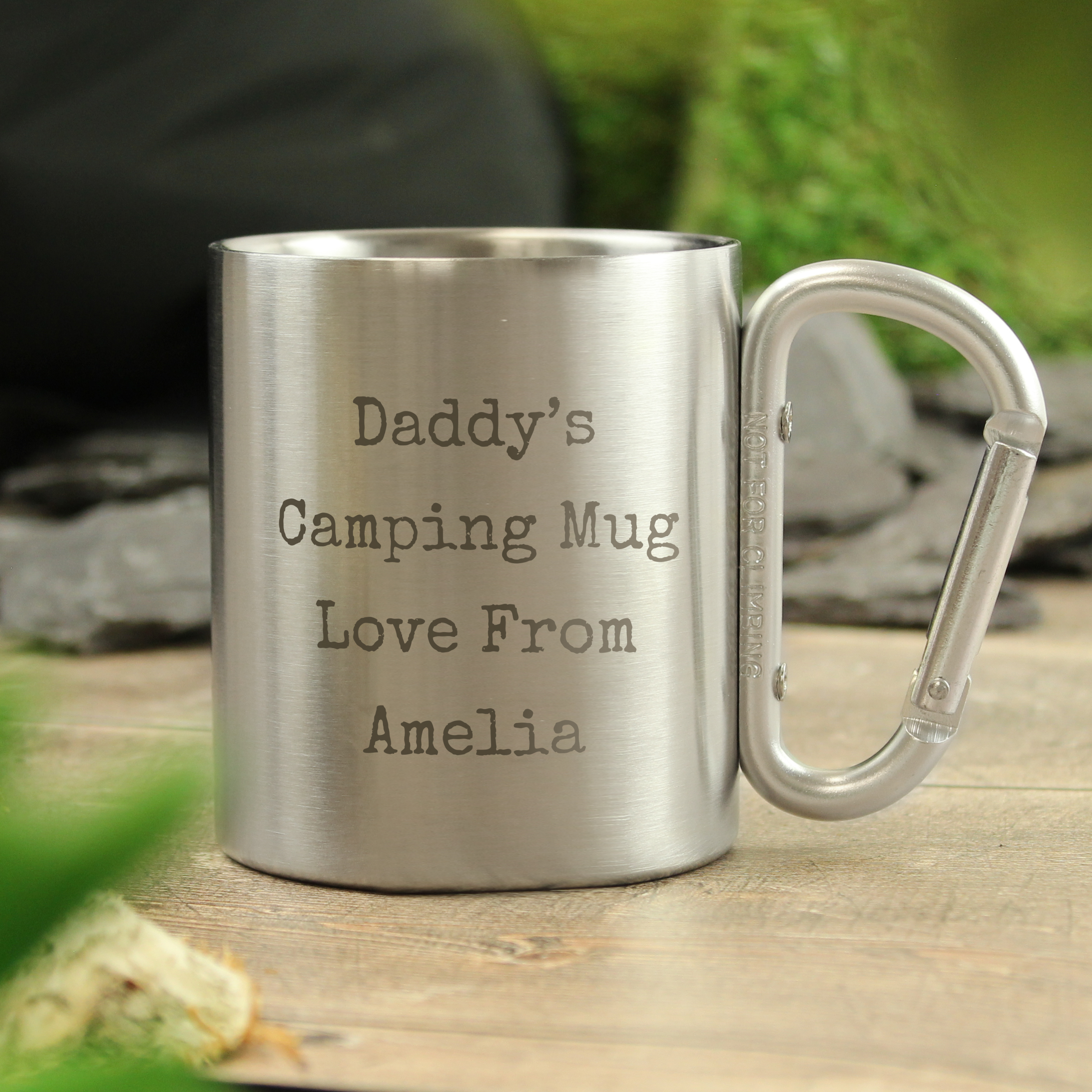 Personalised Metal Mug - Custom Stainless Steel Travel Cup