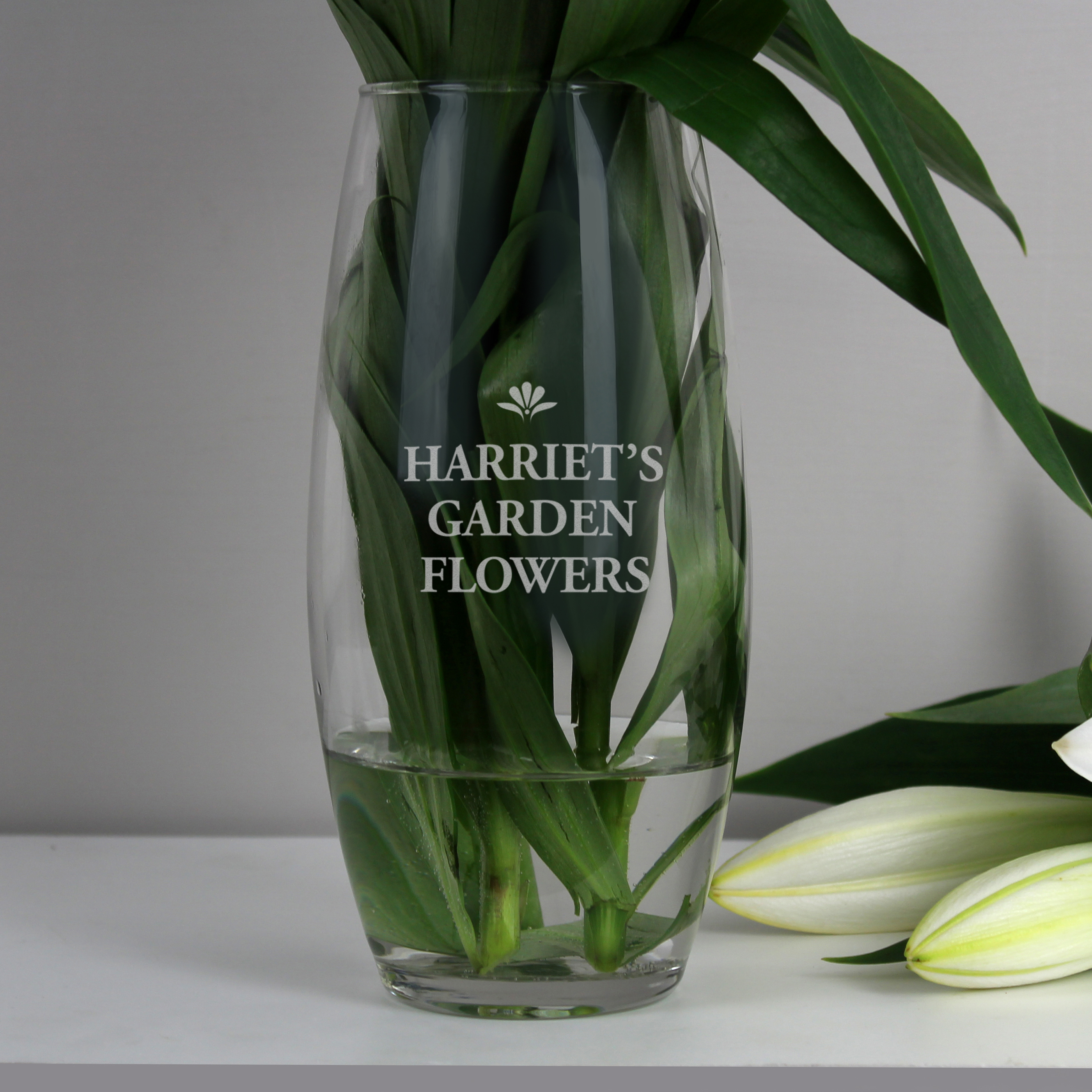 Personalised Bold Font Bullet Vase | Custom Gift
