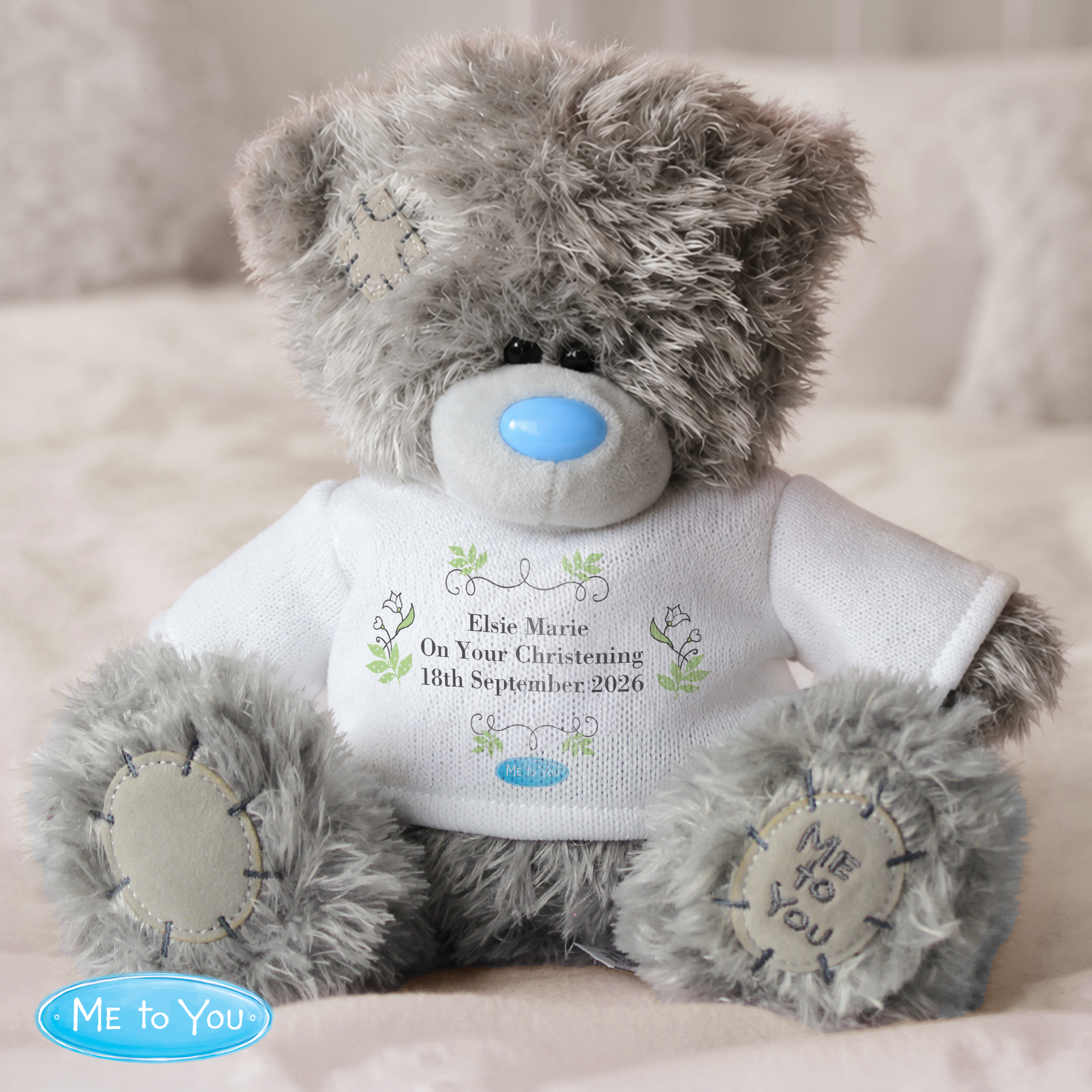 Personalised Me To You Bear with Religious Cross T-Shirt