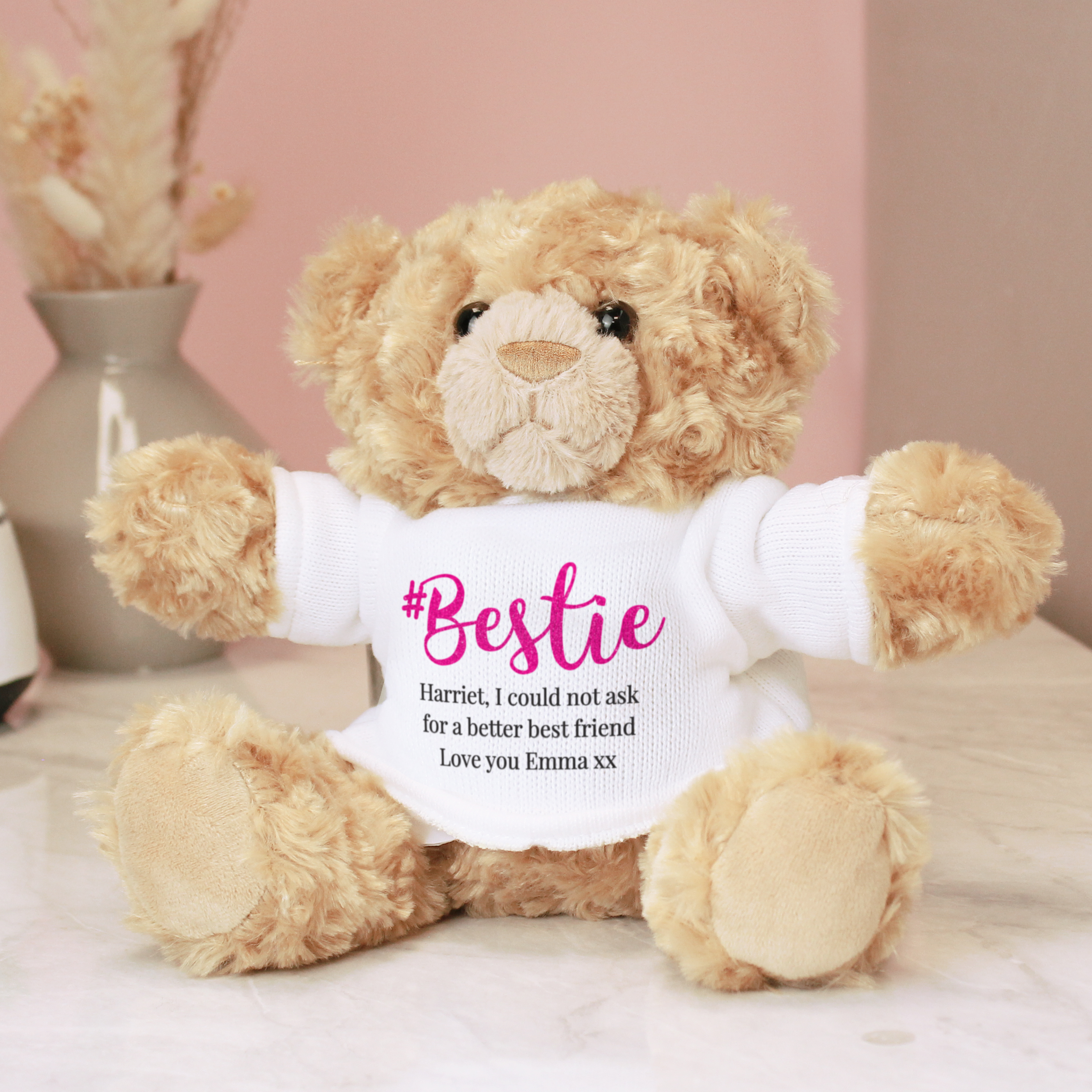 Personalised Bestie Teddy Bear for Your Best Friend