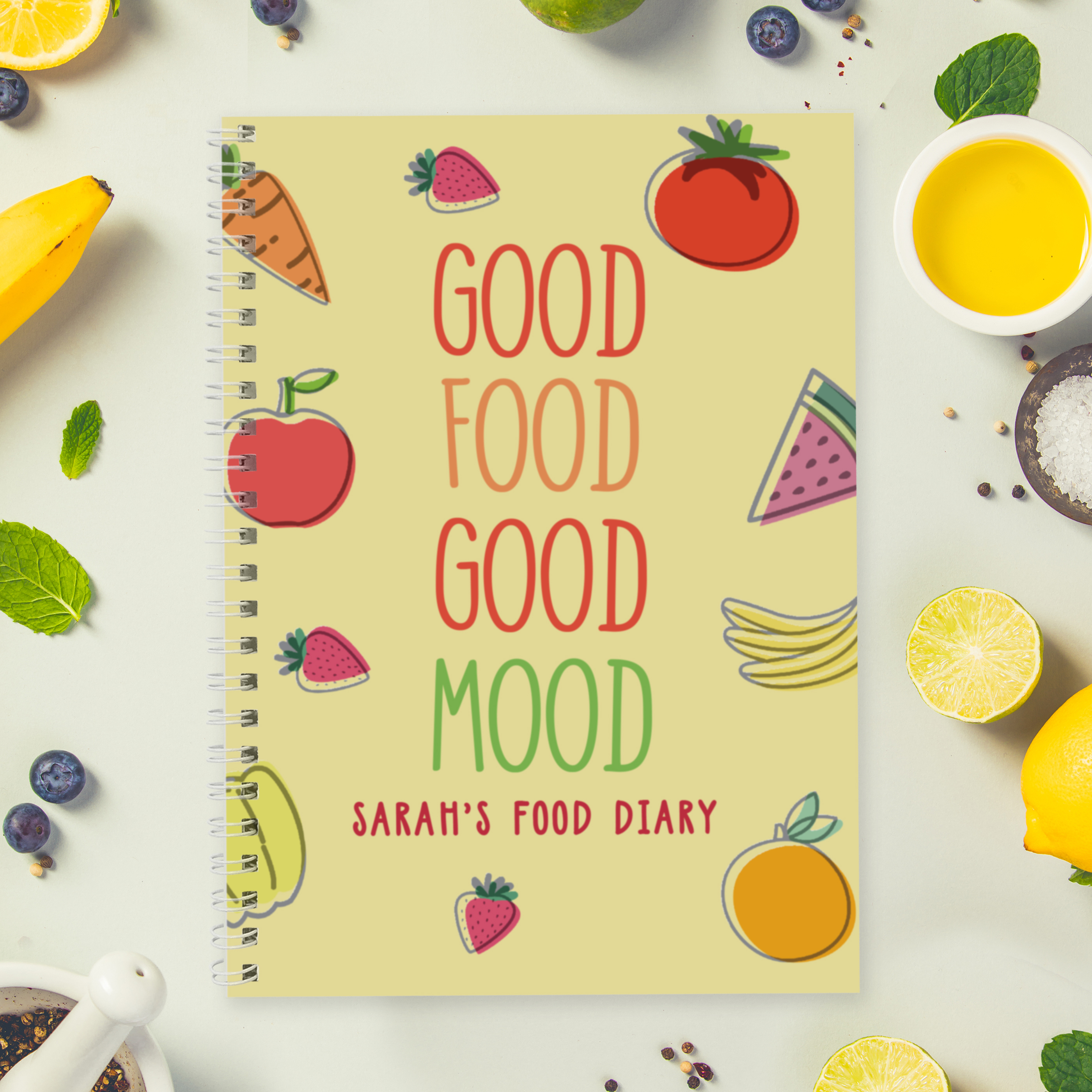 Personalised Food Diary | Custom Meal Planning Journal
