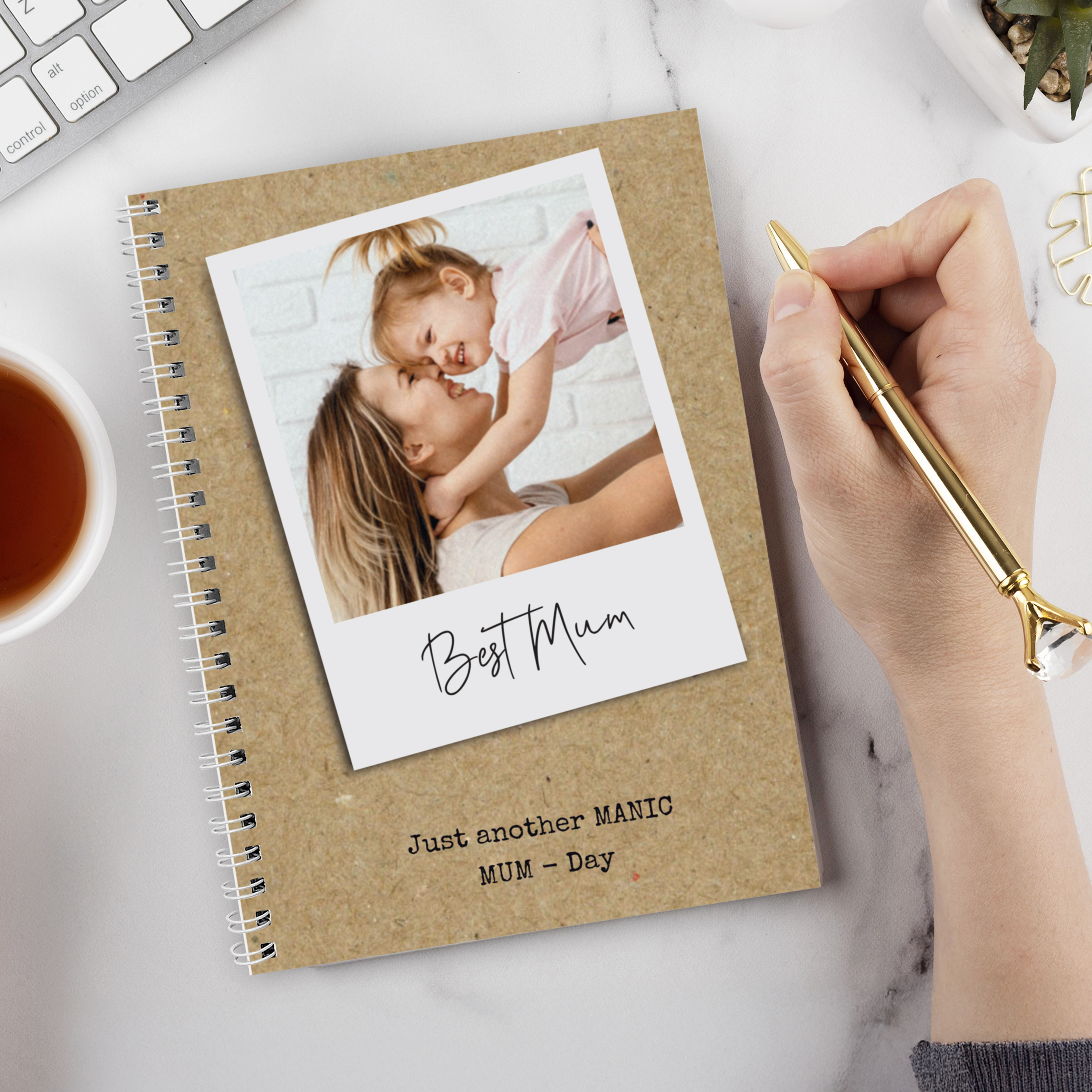 Personalised Photo Upload Polaroid Notebook | Custom Memory Book