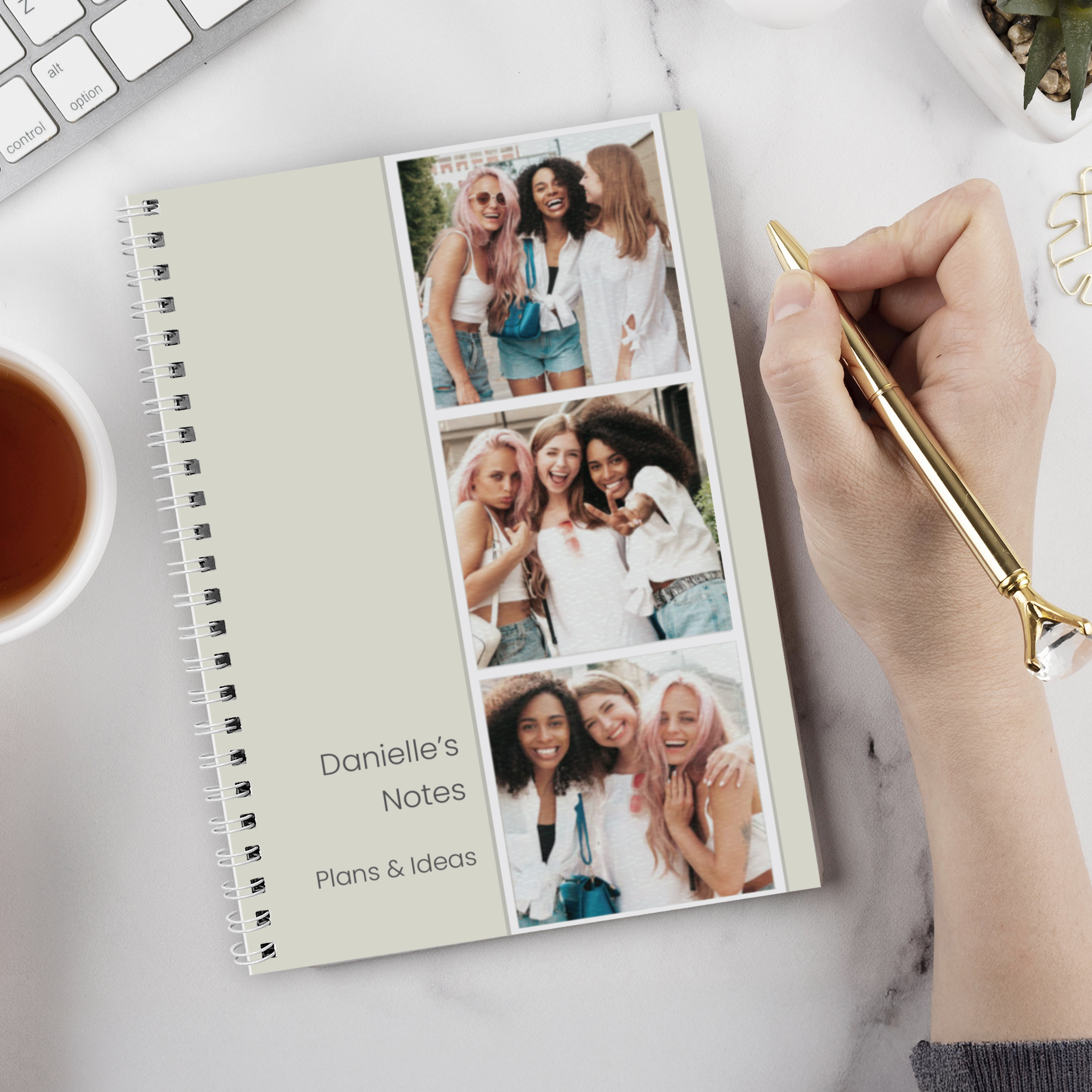 Personalised Photo Notebook | Custom Photo Strip Stationery