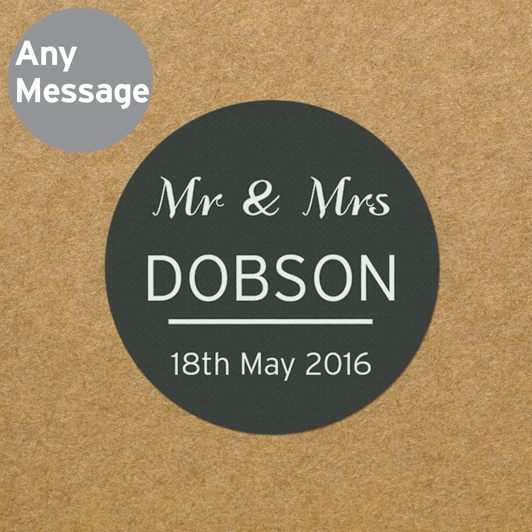 Personalised Classic Stickers | Customisable Stickers UK