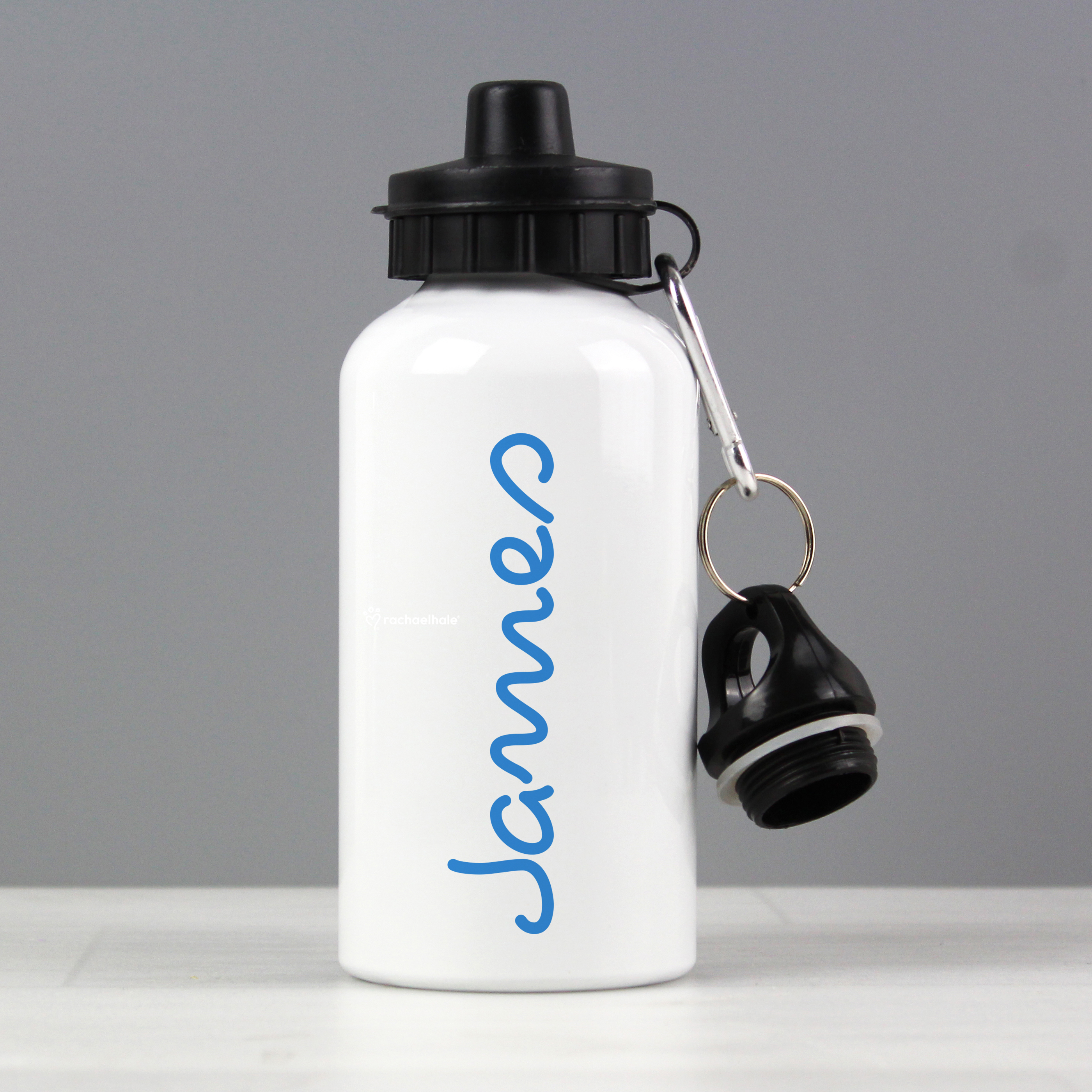 Personalised Blue Name Water Bottle - 400ml