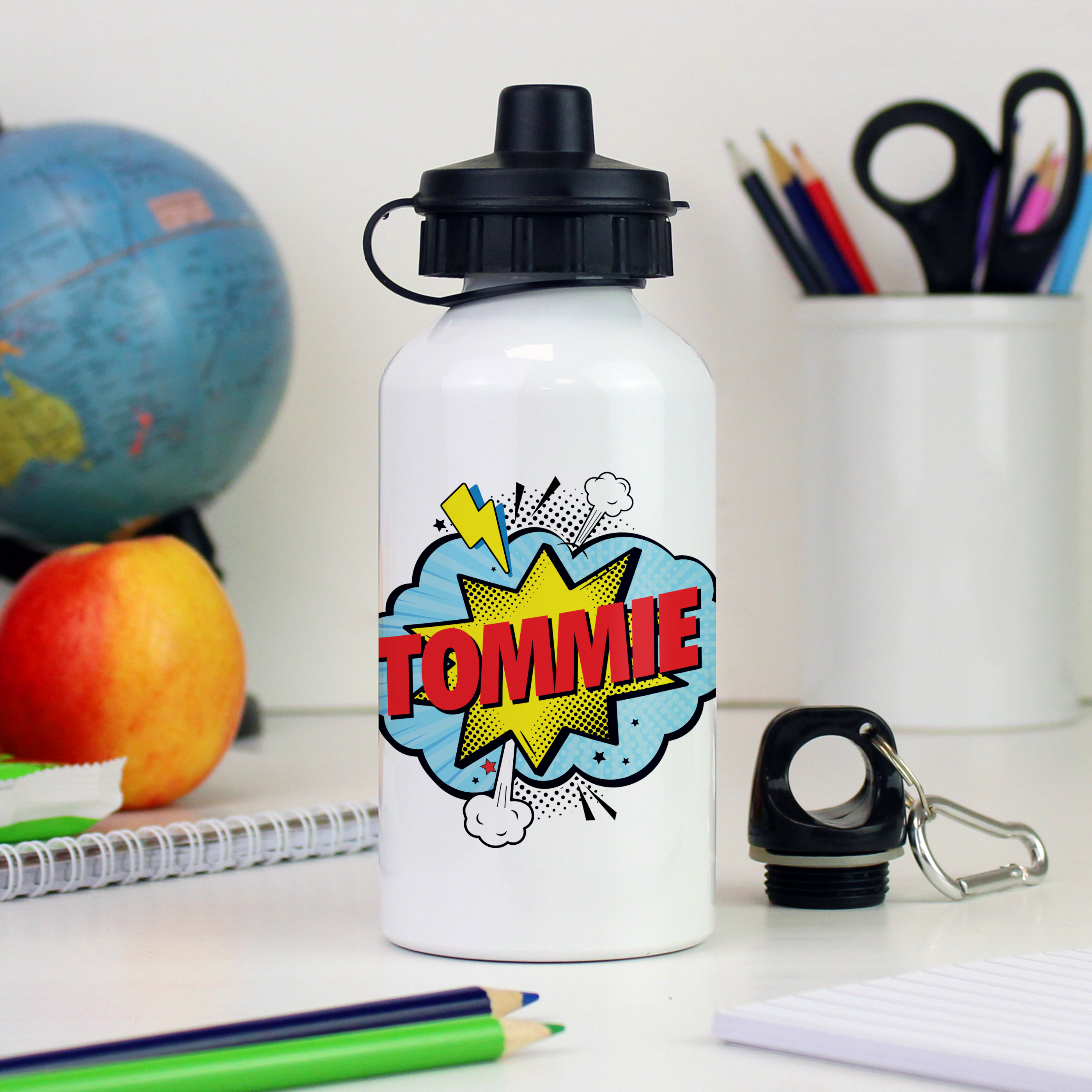 Personalised Superhero Water Bottle - 400ml