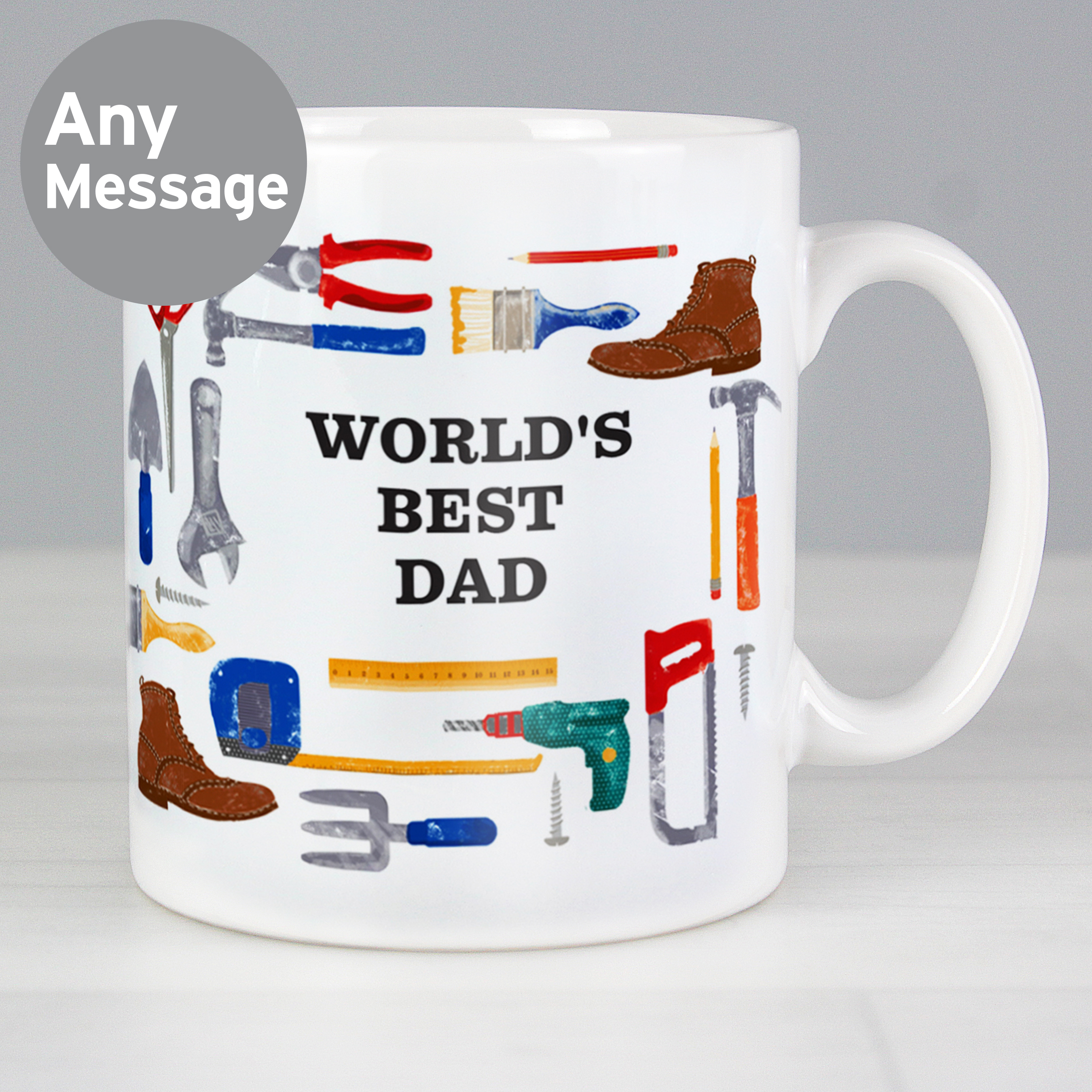 Personalised DIY Man Ceramic Mug
