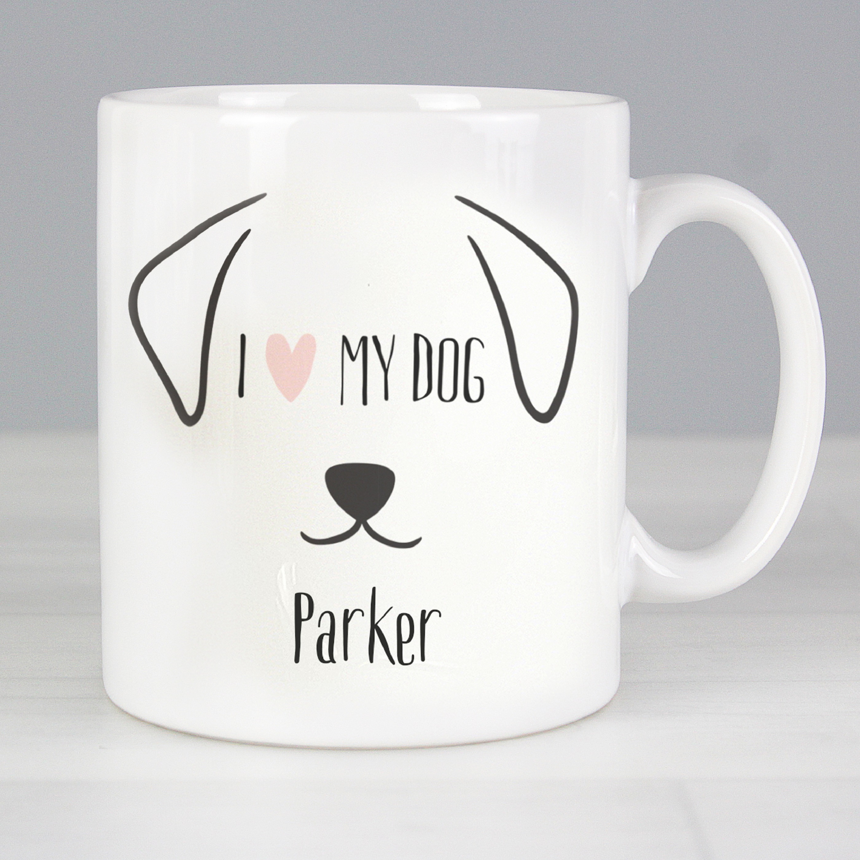 Personalised Dog Features Mug for Owners | Ceramic