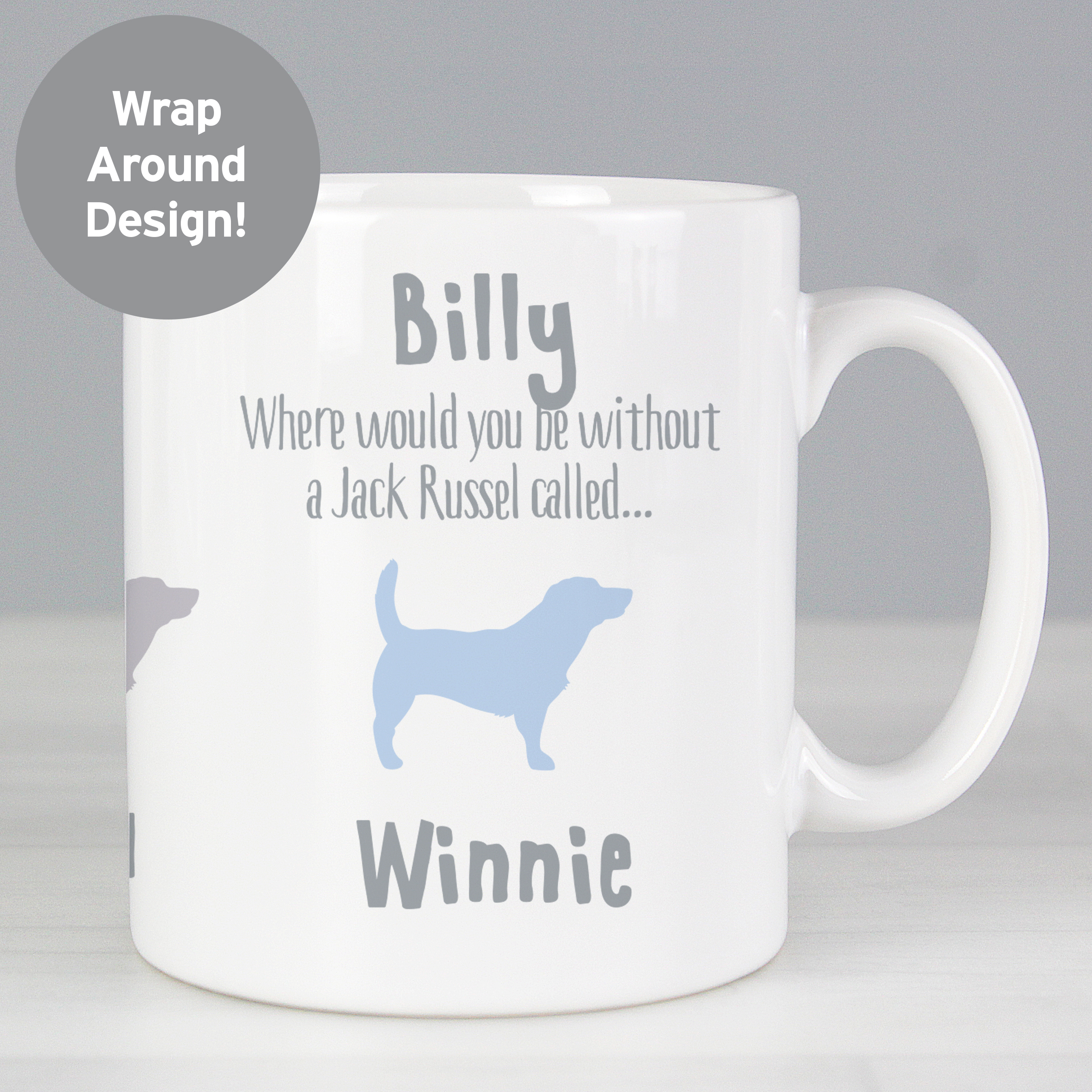 Personalised Jack Russell Mug | Custom Dog Owner Gift