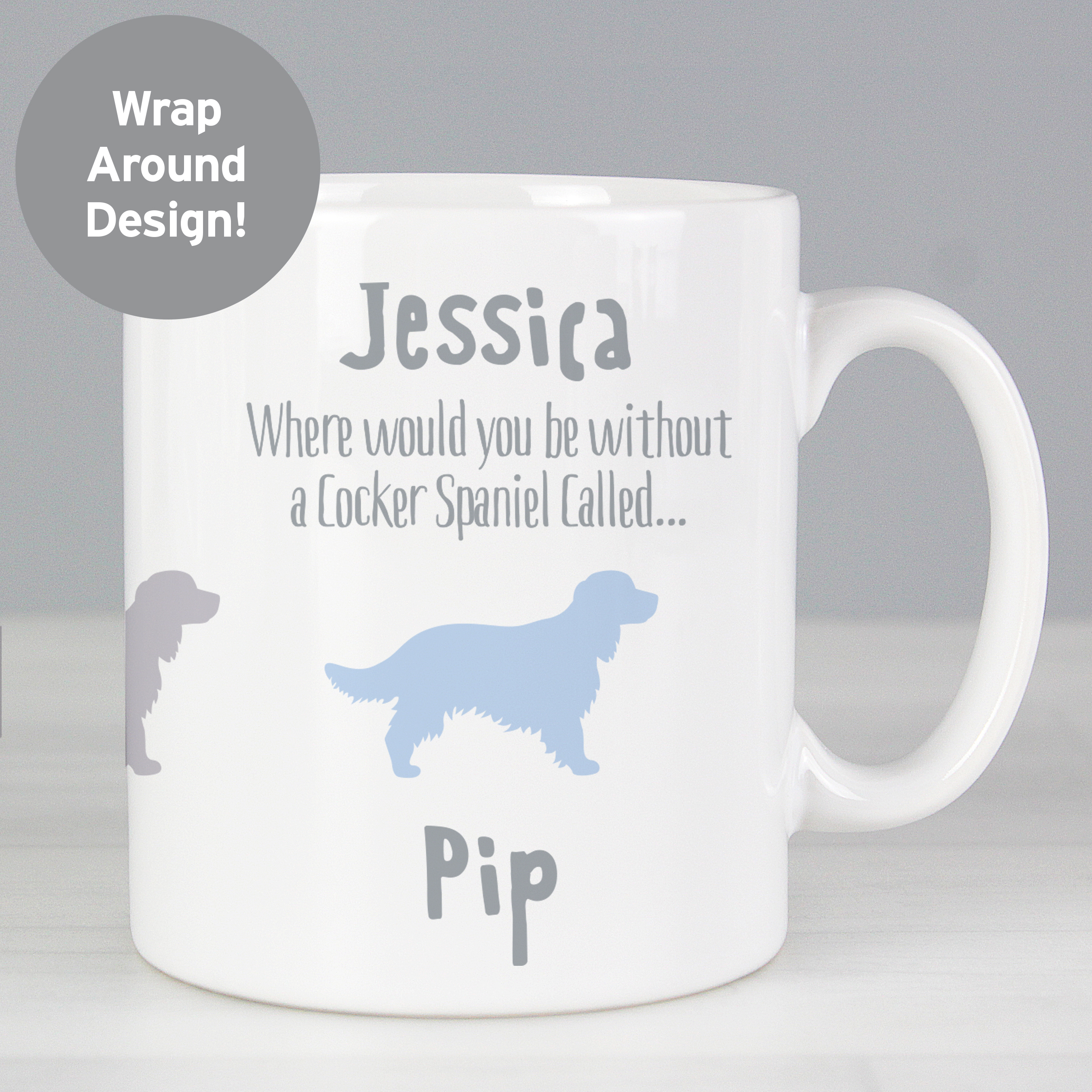Personalised Cocker Spaniel Mug | Custom Dog Owner Gift