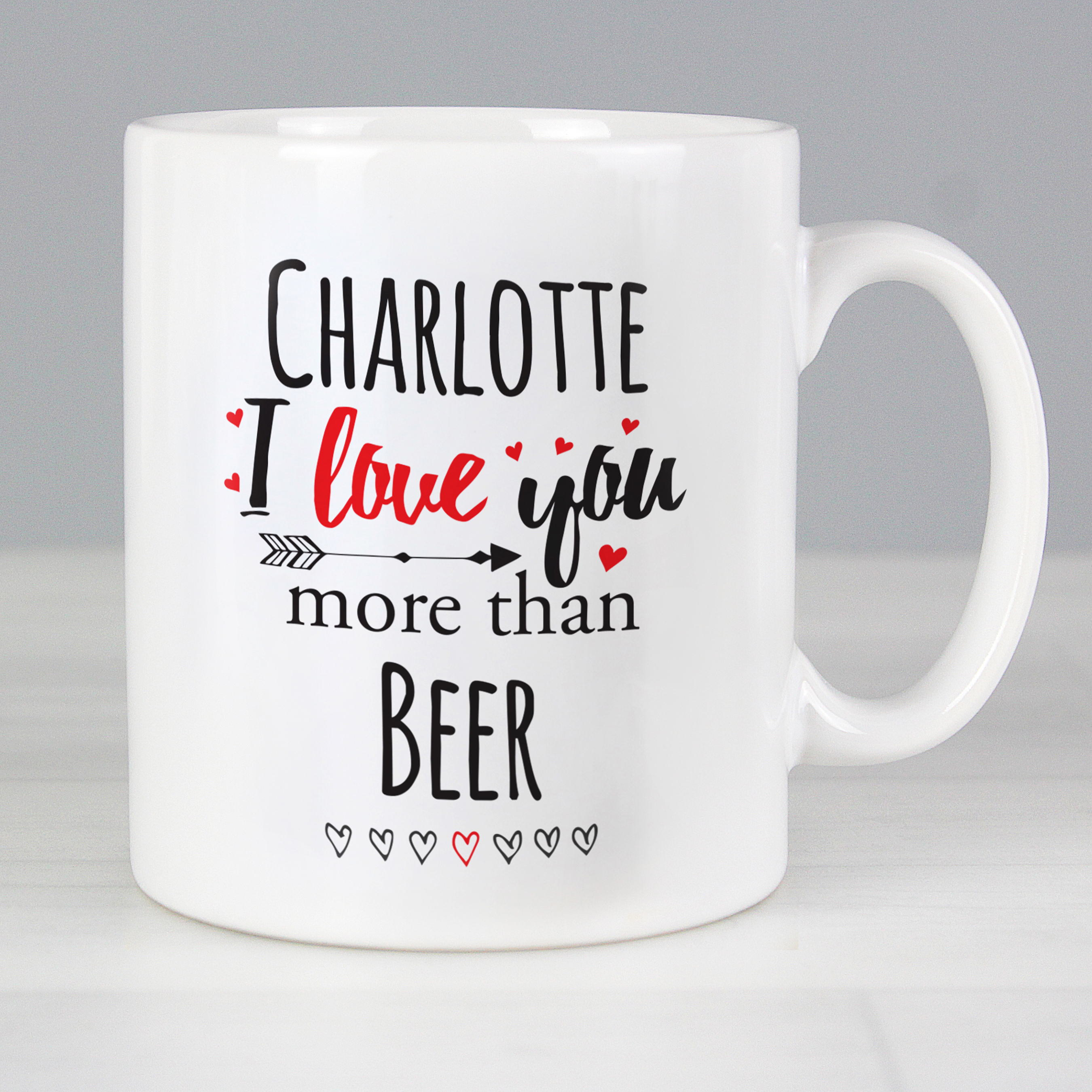 Personalised 'I Love You More Than...' Ceramic Mug