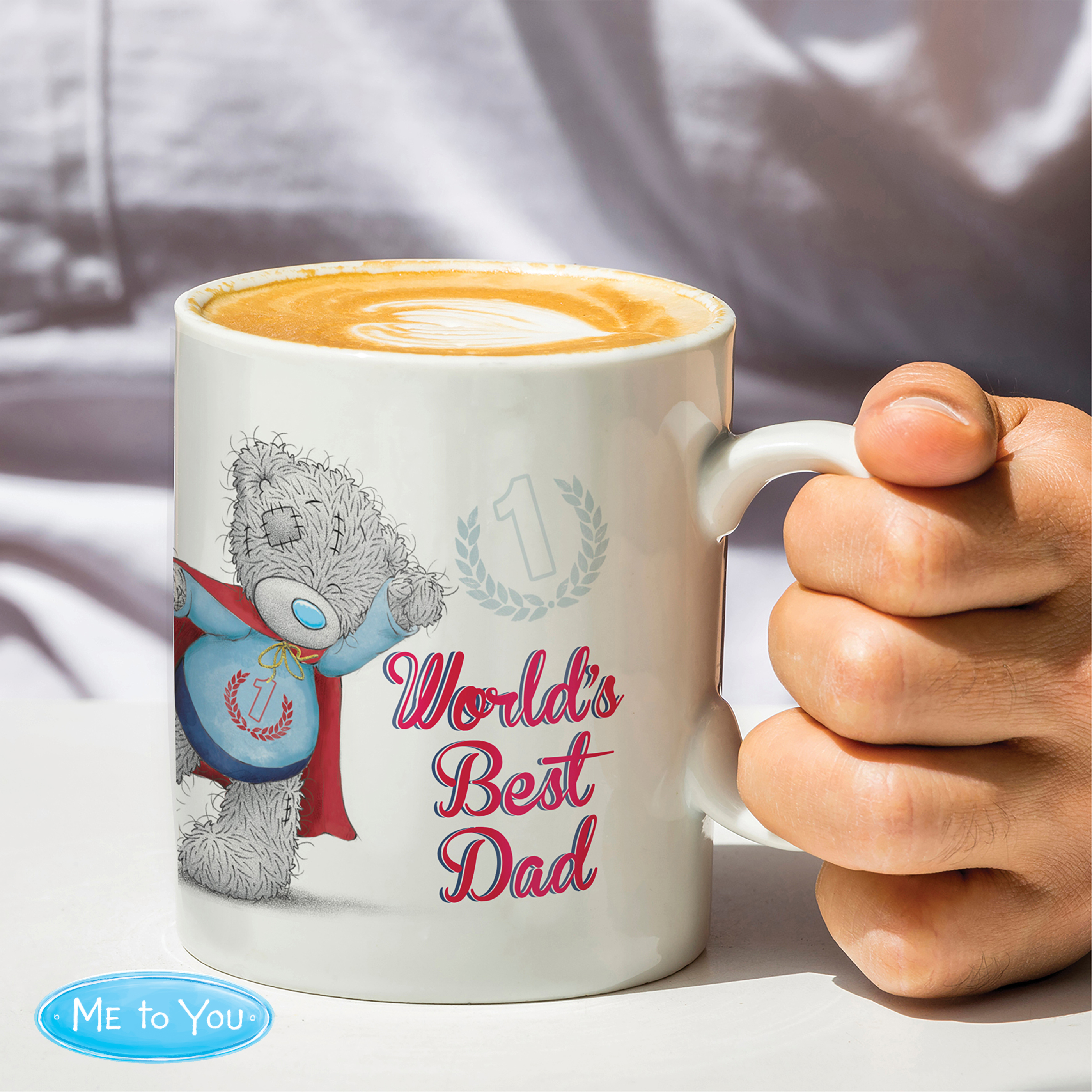 Personalised Me To You Superhero Mug for Dad