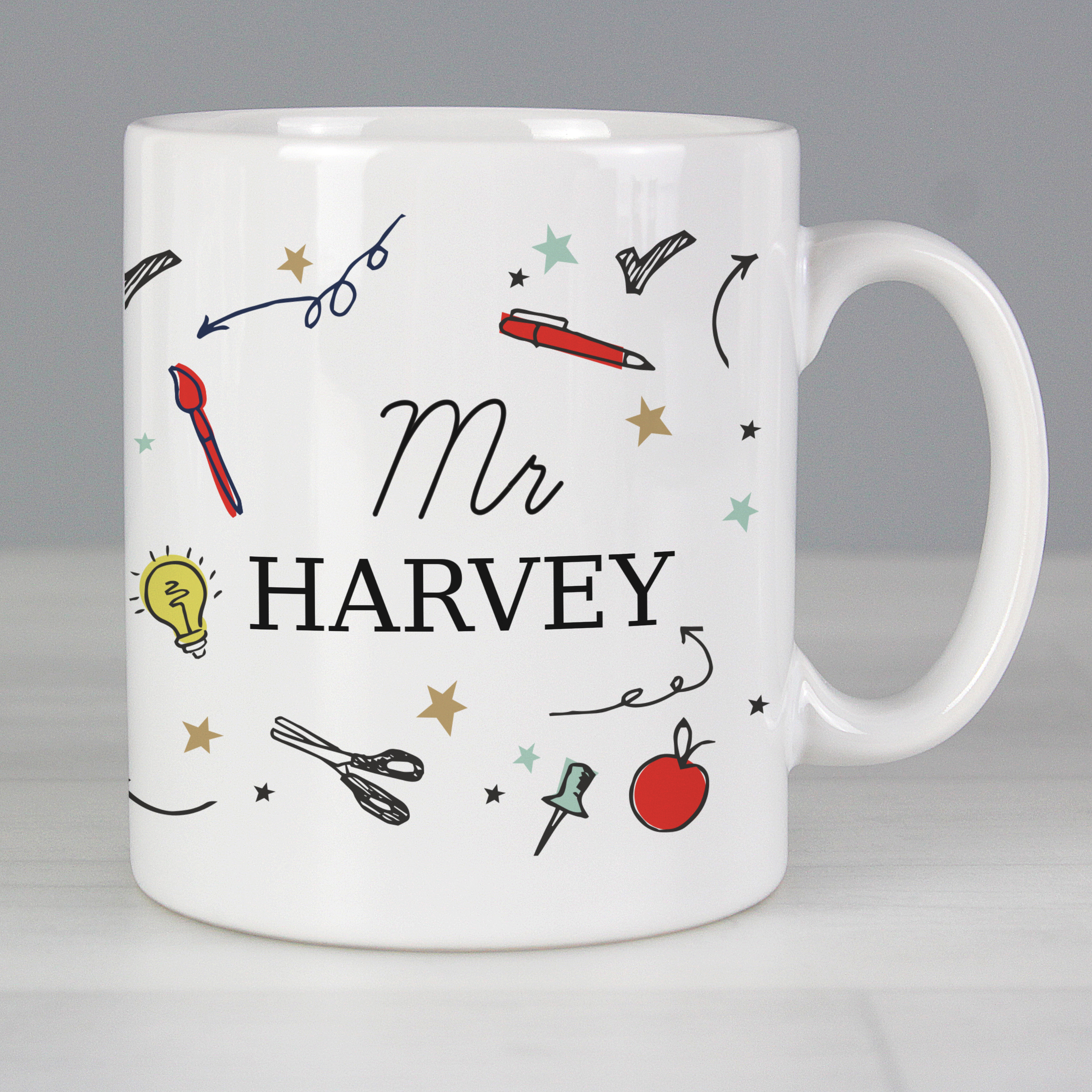 Personalised Teacher Mug - Thank You Gift for Teachers