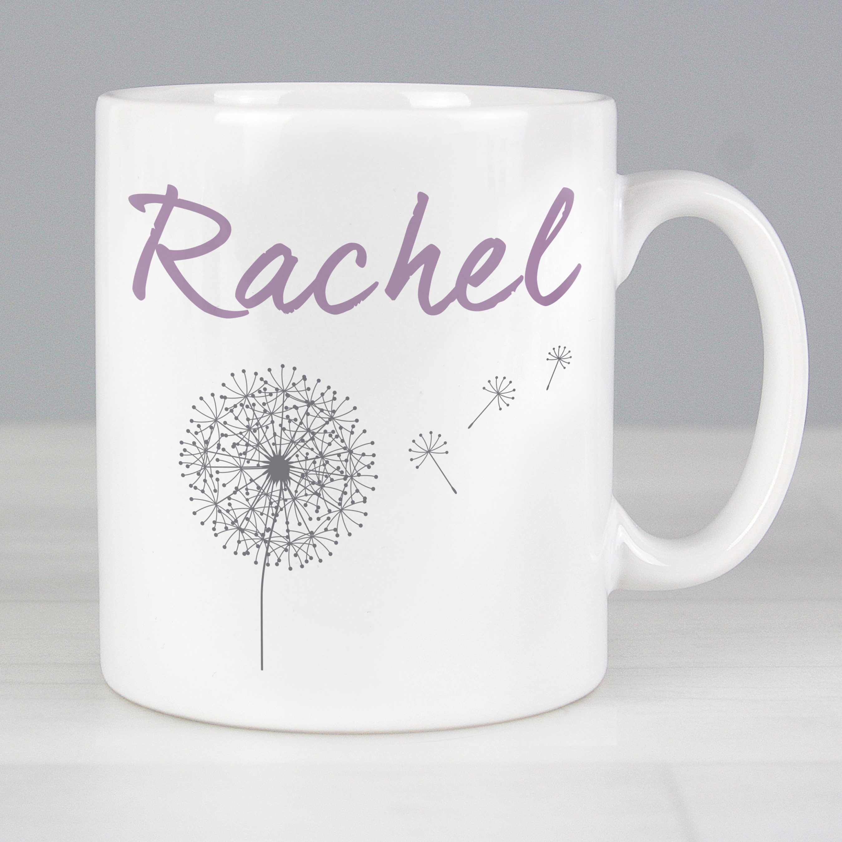 Personalised Dandelion Ceramic Mug