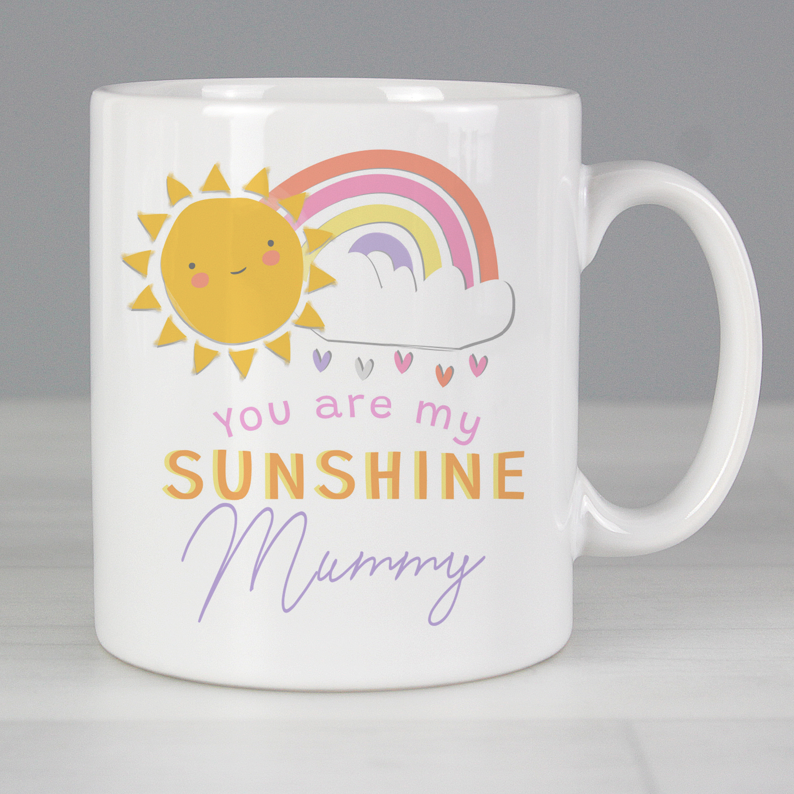 Personalised 'You Are My Sunshine' Ceramic Mug for Mum
