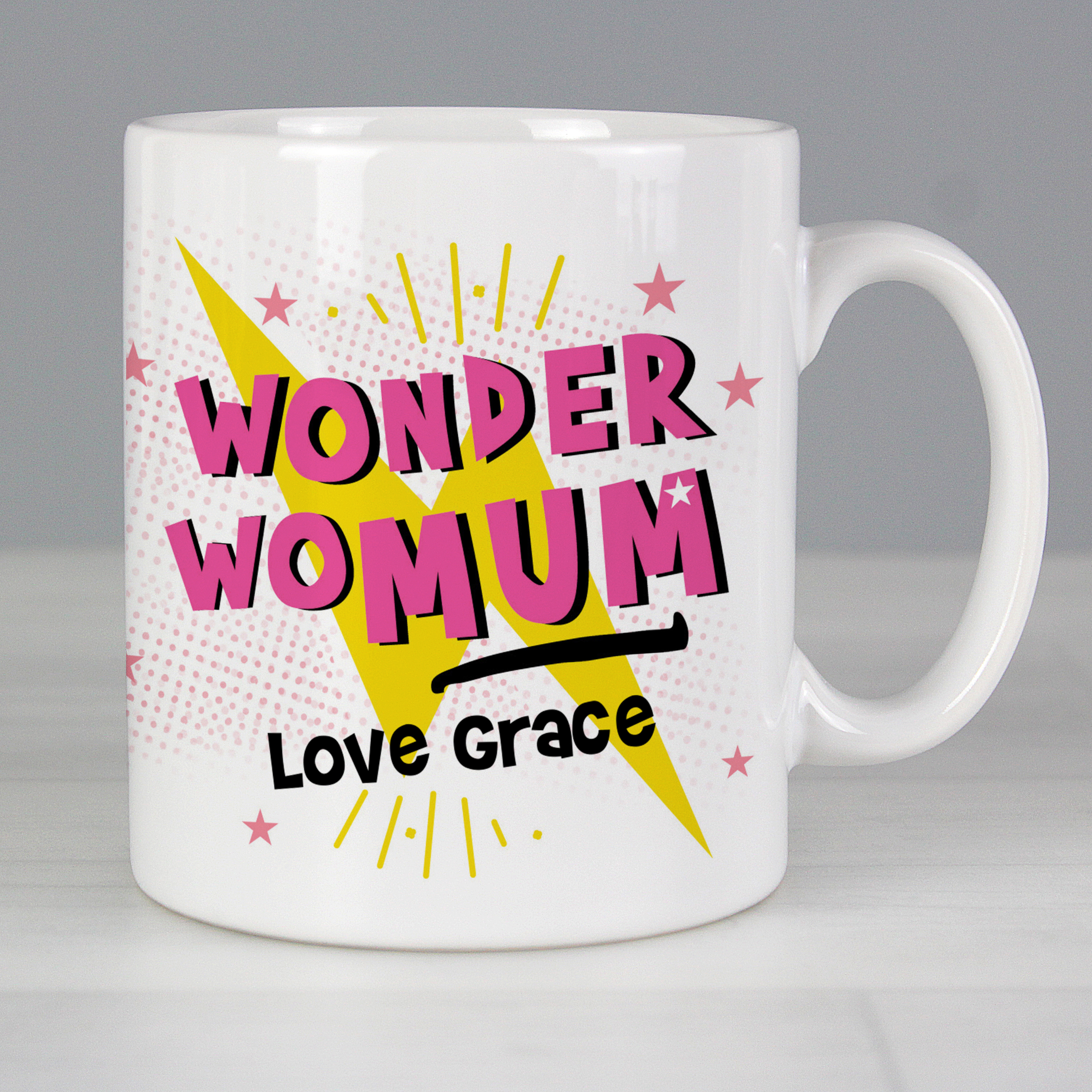 Personalised Wonder WoMum Ceramic Mug
