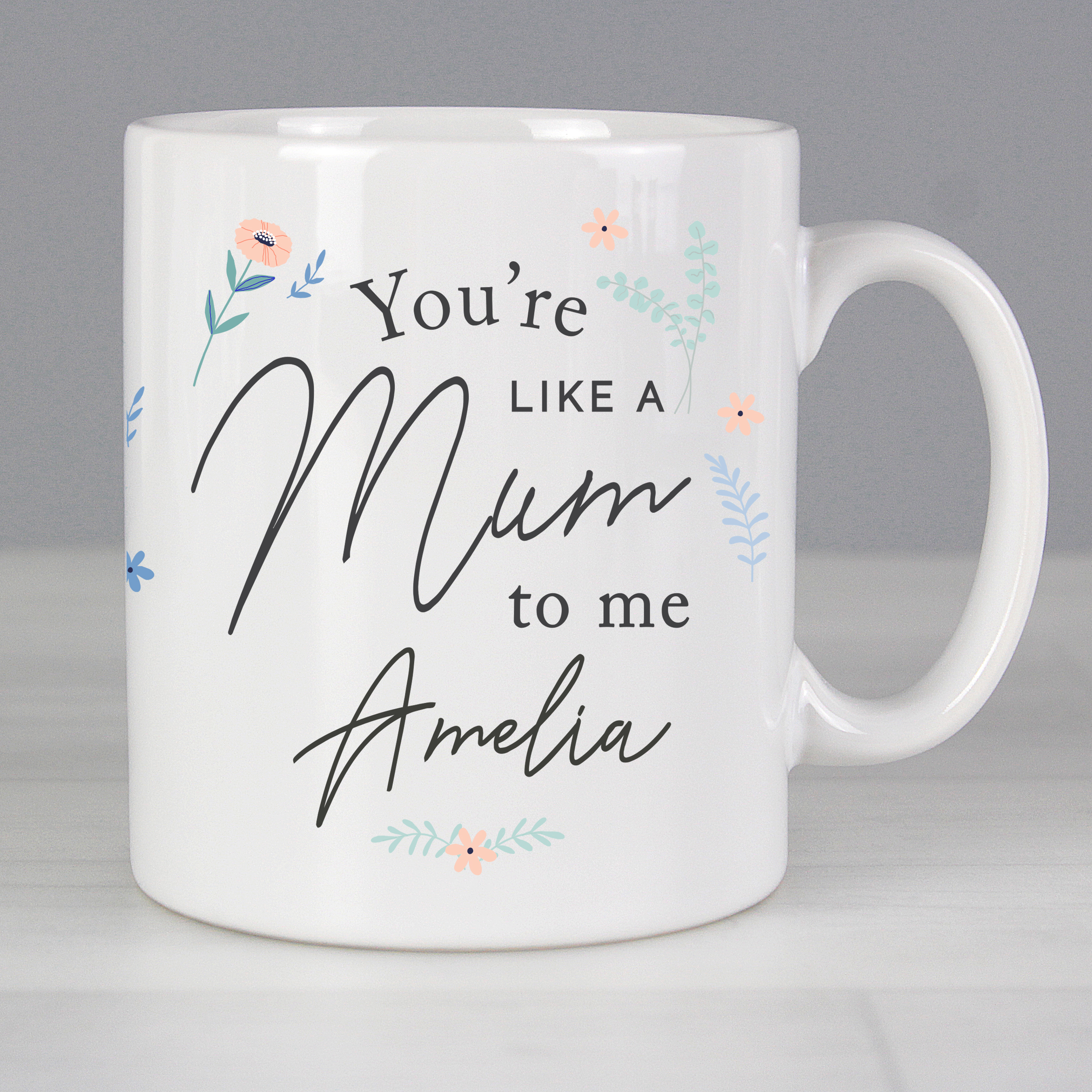Personalised 'Like A Mum To Me' Ceramic Mug