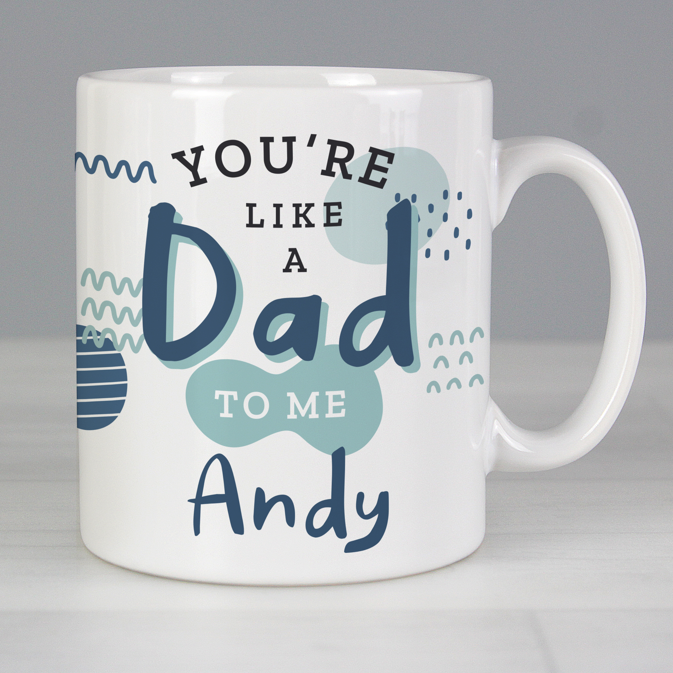 Personalised 'Like A Dad To Me' Ceramic Mug