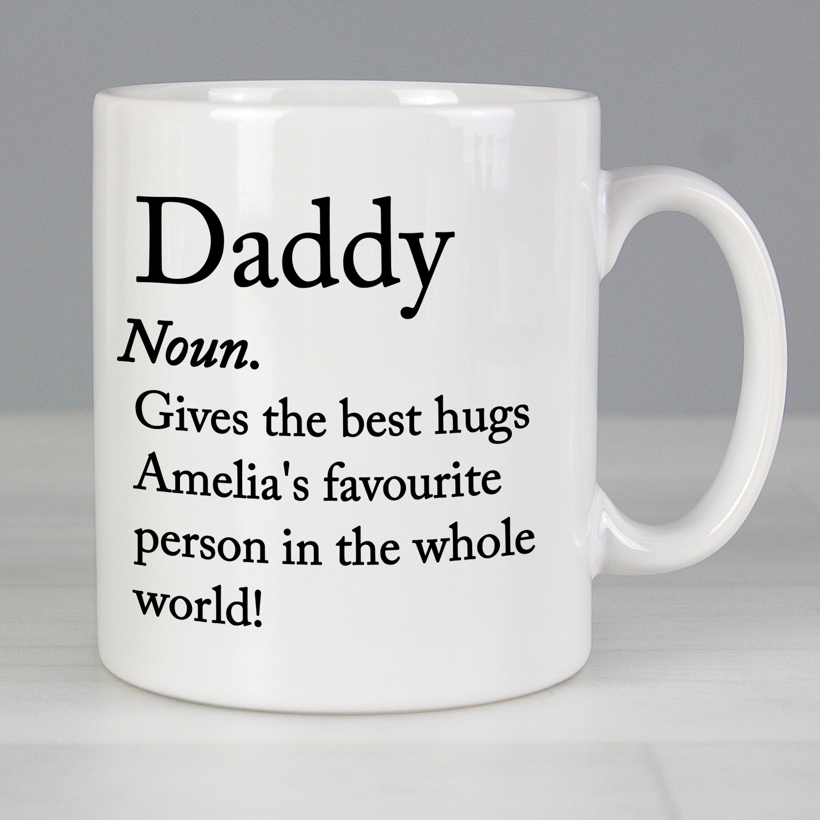 Personalised Dictionary Definition Mug - Custom Ceramic Gift