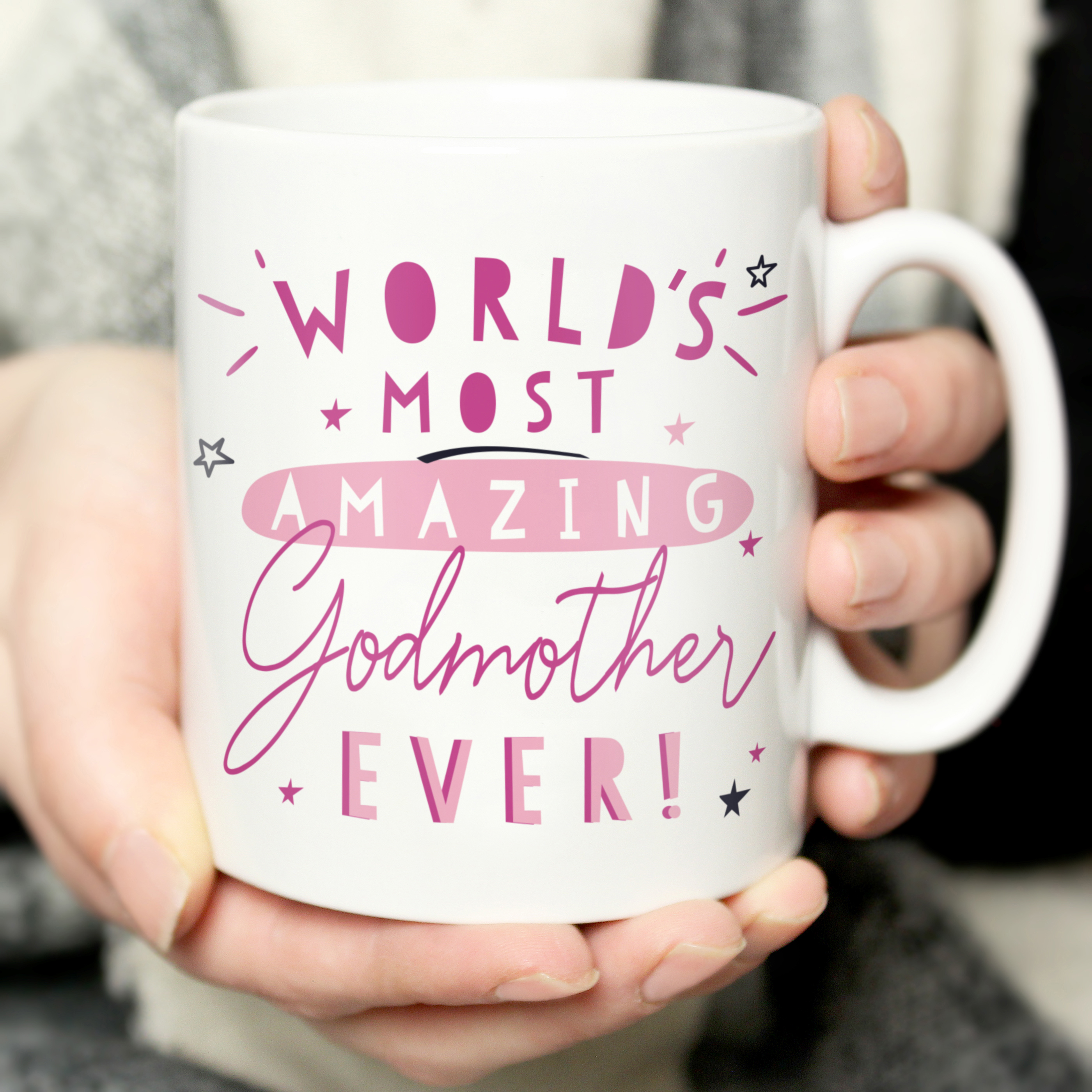 Personalised Godmother Mug | "World's Most Amazing" Ceramic Gift