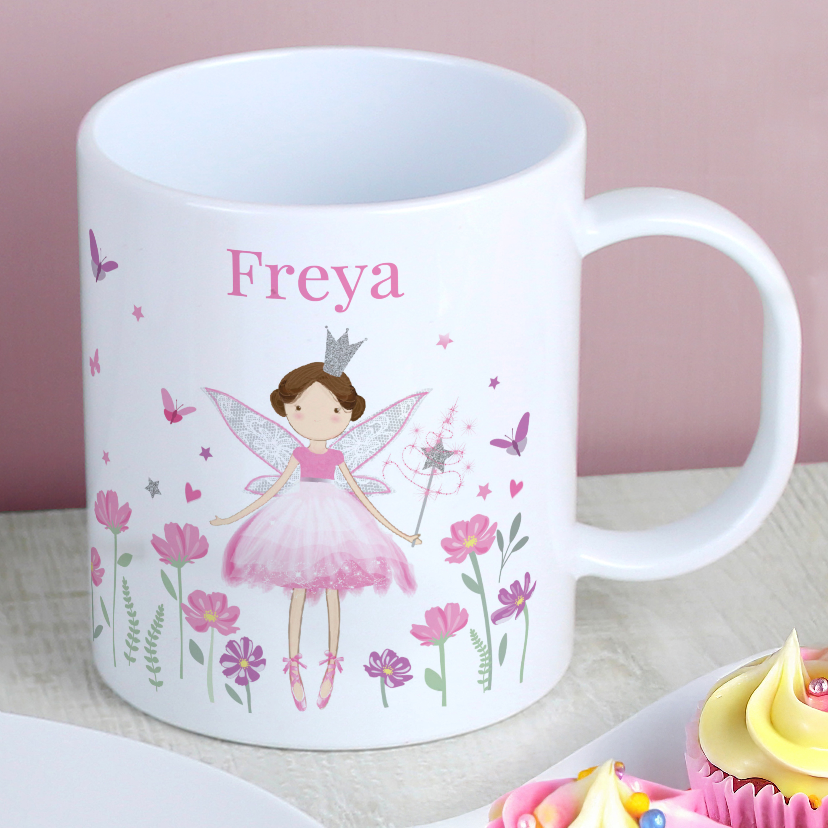 Personalised Fairy Princess Mug - Drop-Proof Kids Gift