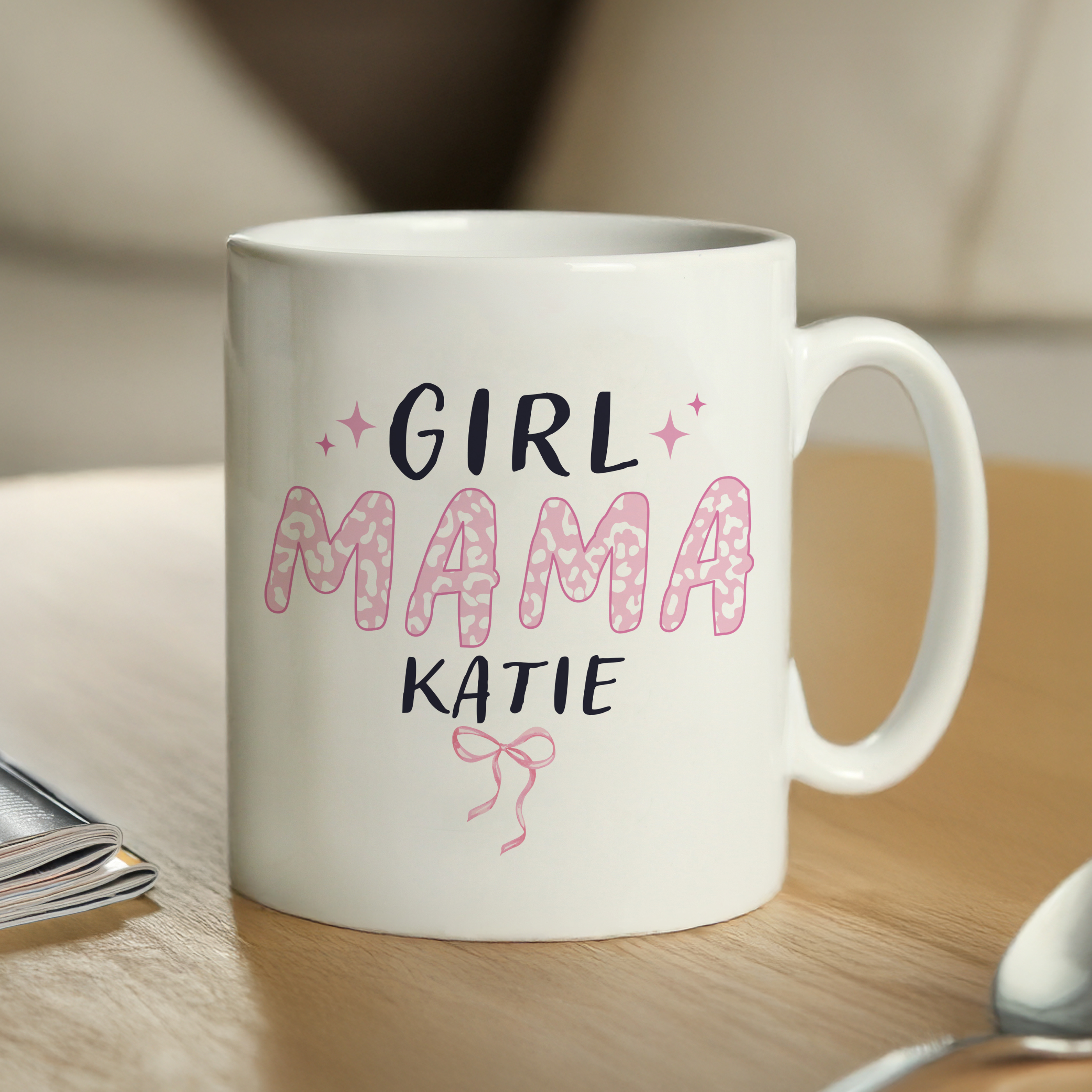 Personalised Girl Mama Mug - Ceramic New Mum Gift