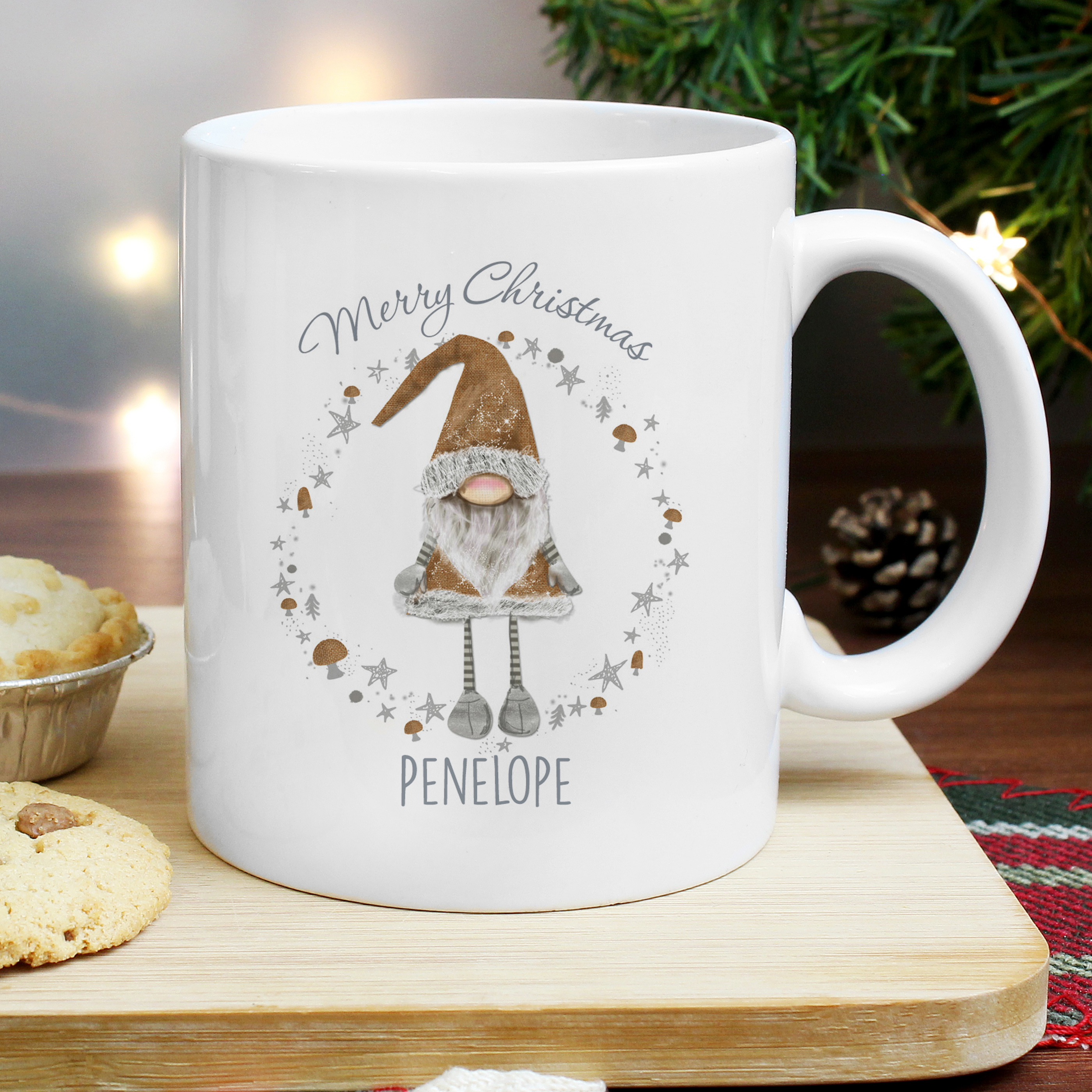 Personalised Christmas Gonk Mug | Custom Festive Gift