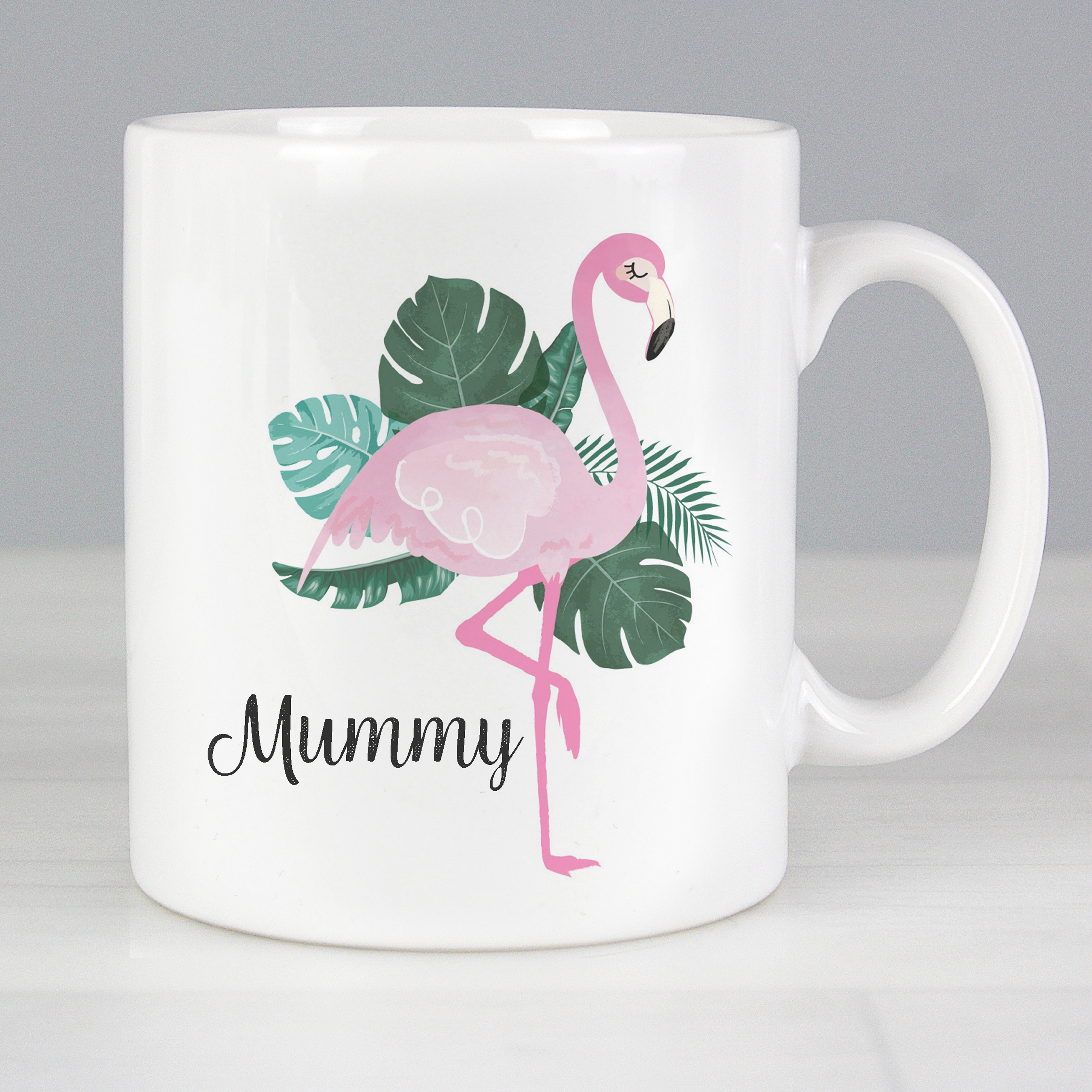Personalised Flamingo Mug – Custom Ceramic Gift for Her