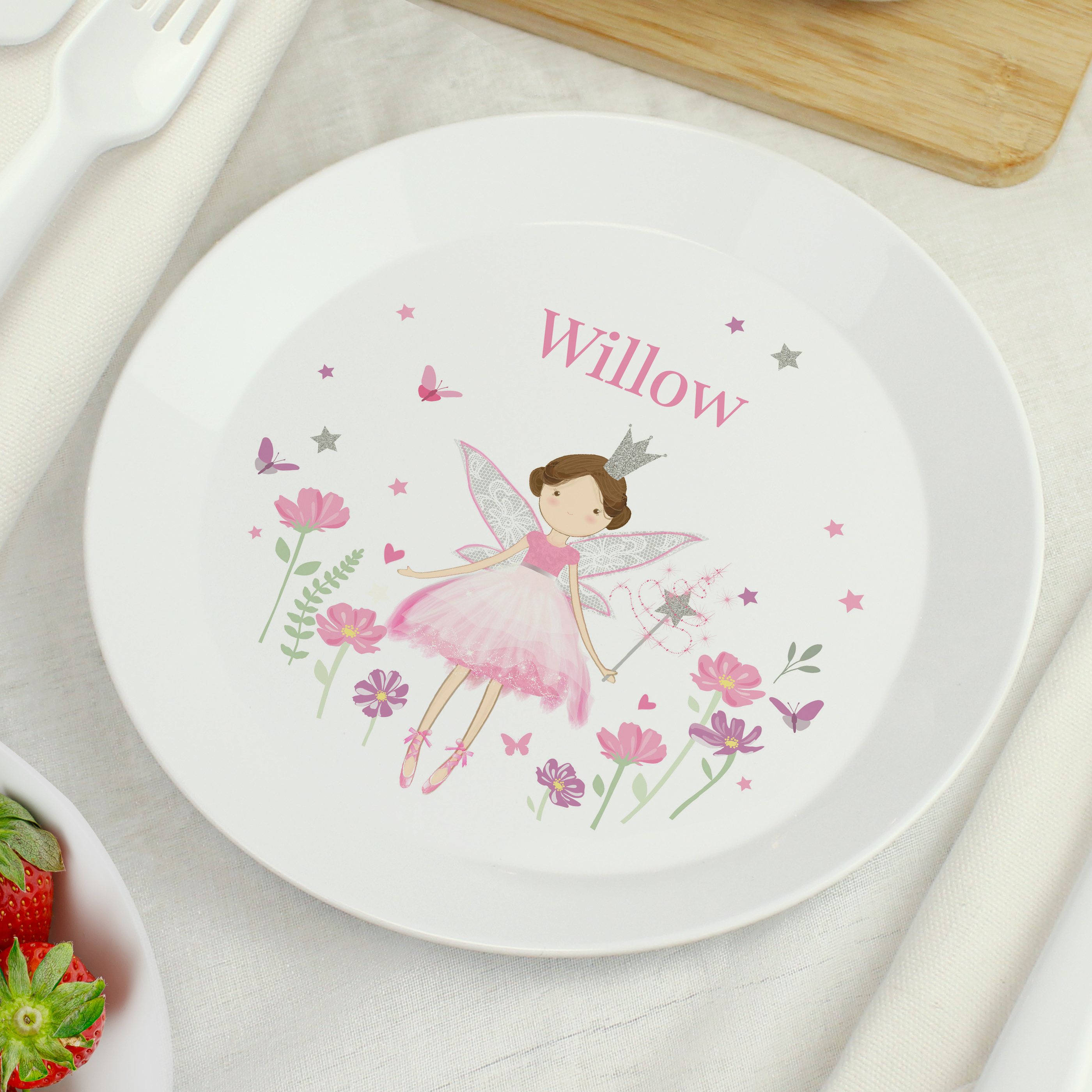Personalised Fairy Princess Plate | Custom Children's Dinnerware
