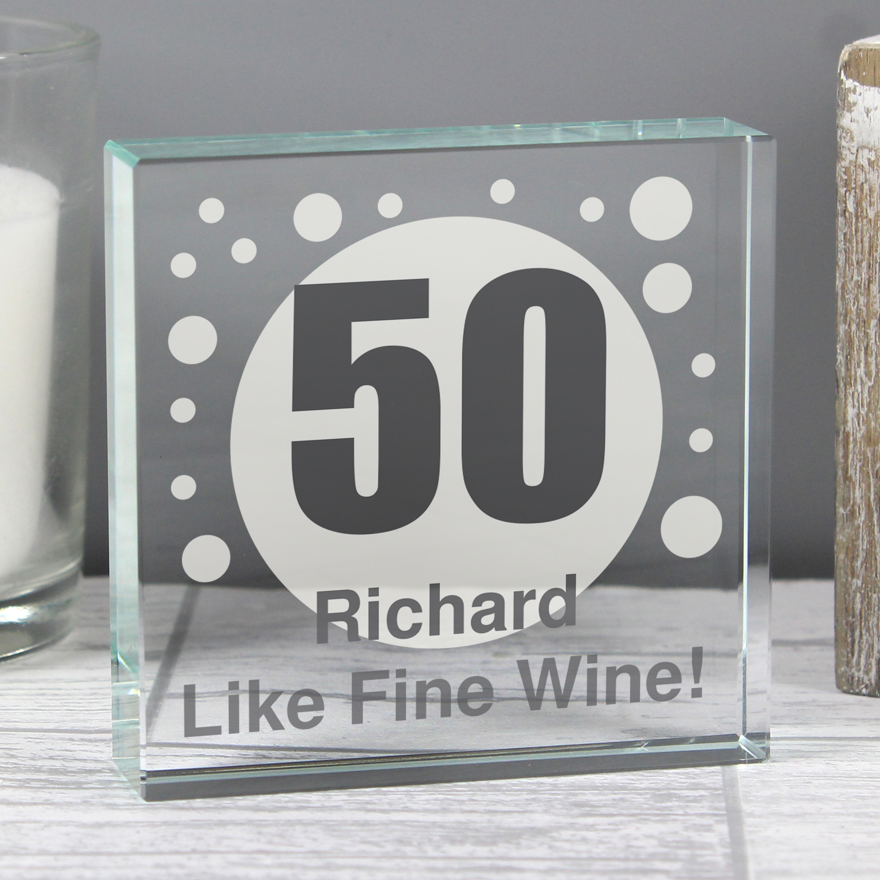 Personalised Spots Age Crystal Token | Thoughtful Gift