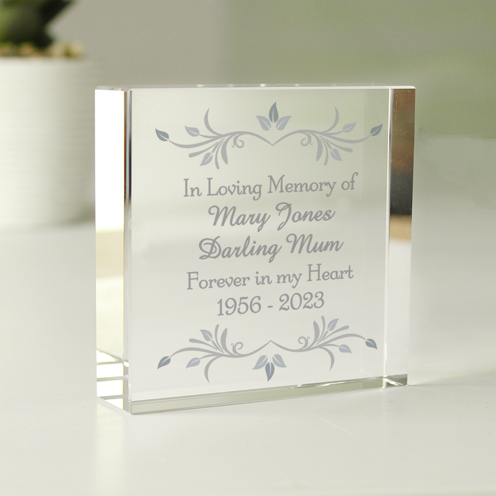 Personalised Sentiments Crystal Token | Thoughtful Gift