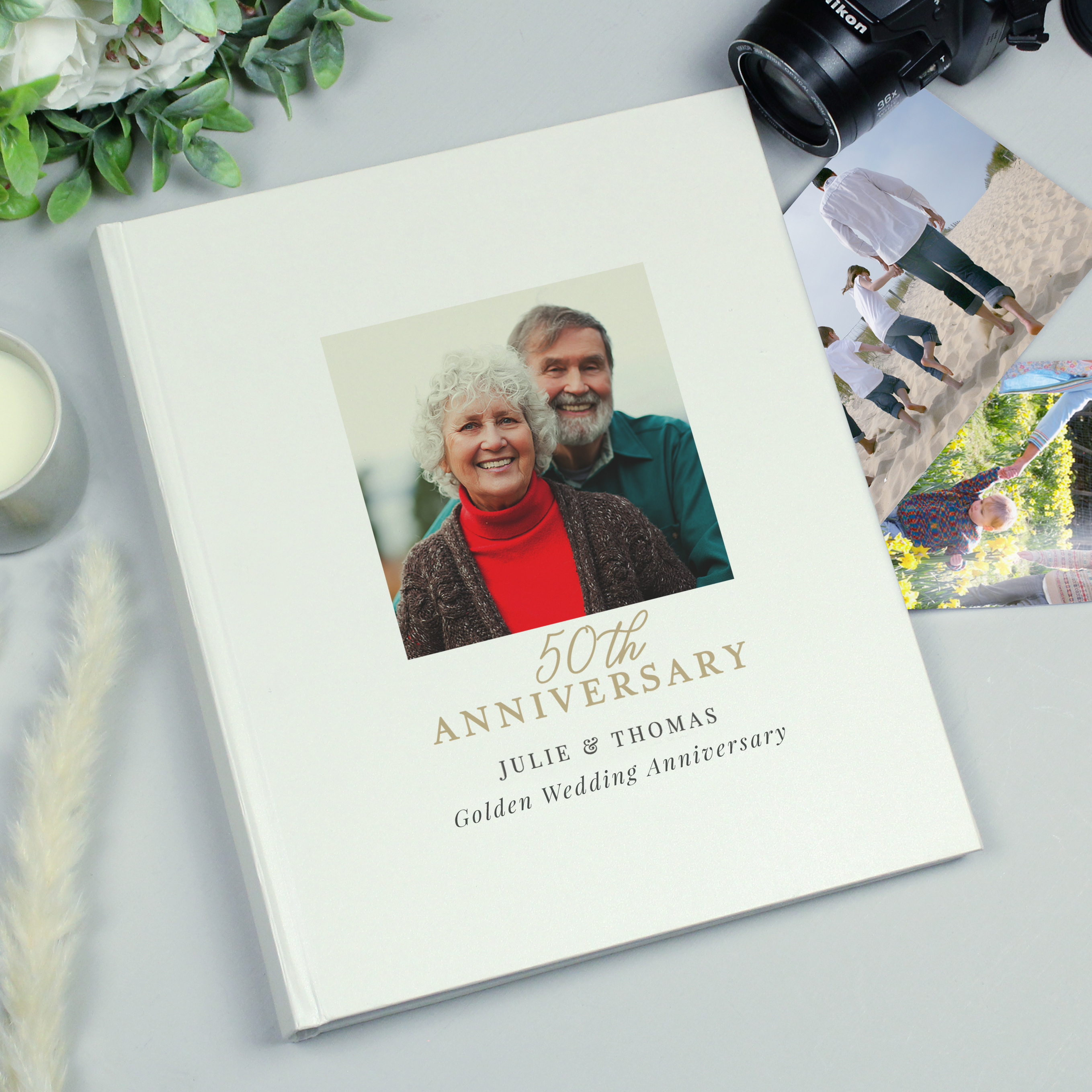 Personalised Photo Upload 50th Anniversary Album