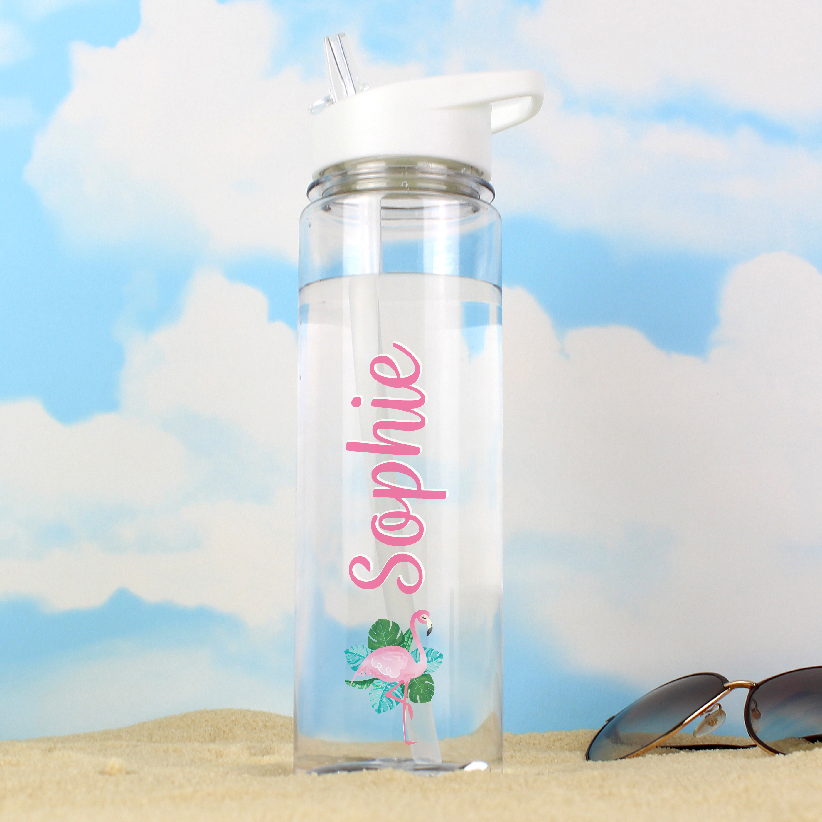 Personalised Flamingo Water Bottle | 750ml